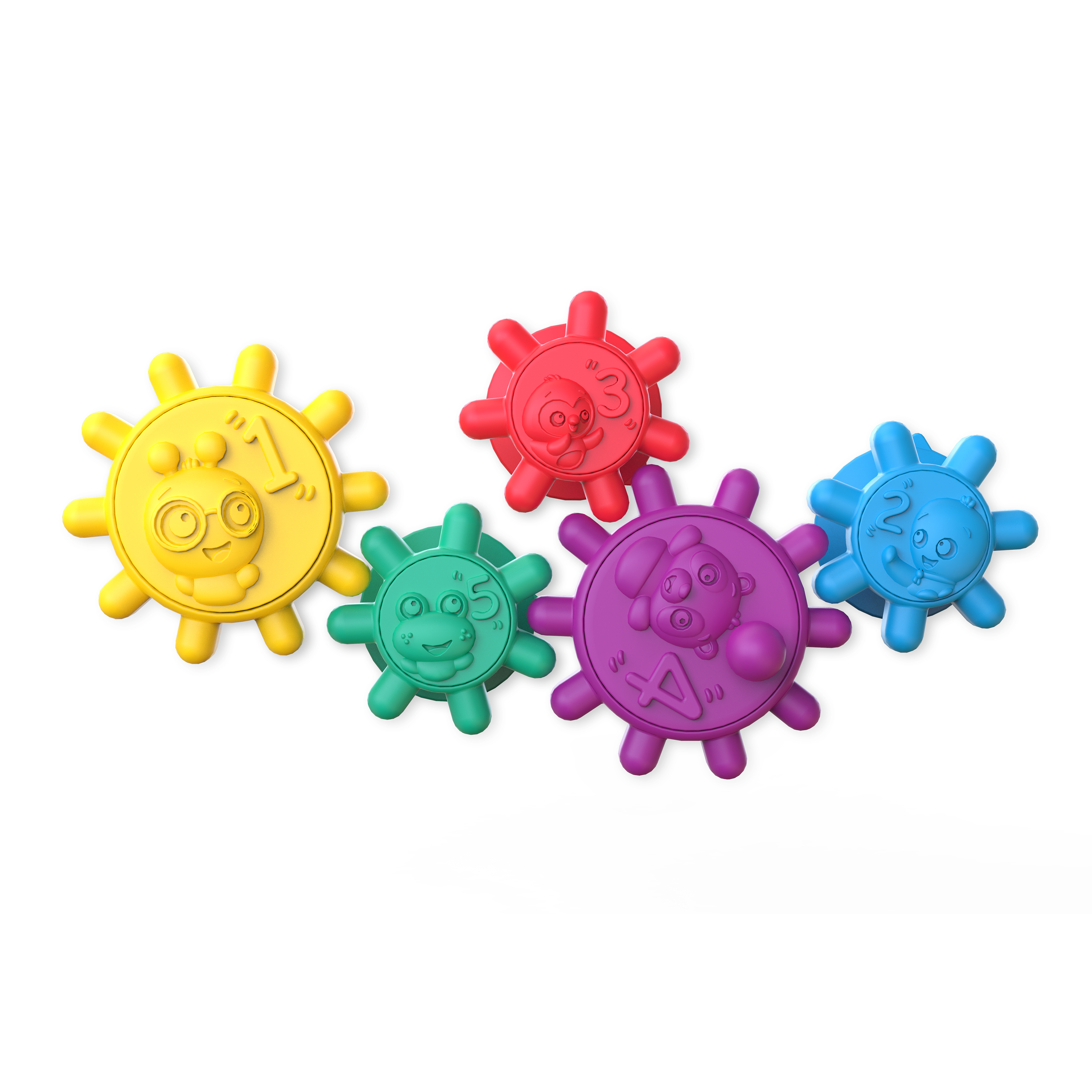 BABY EINSTEIN GEARS OF DISCOVERY SUCTION-CUP GEARS
