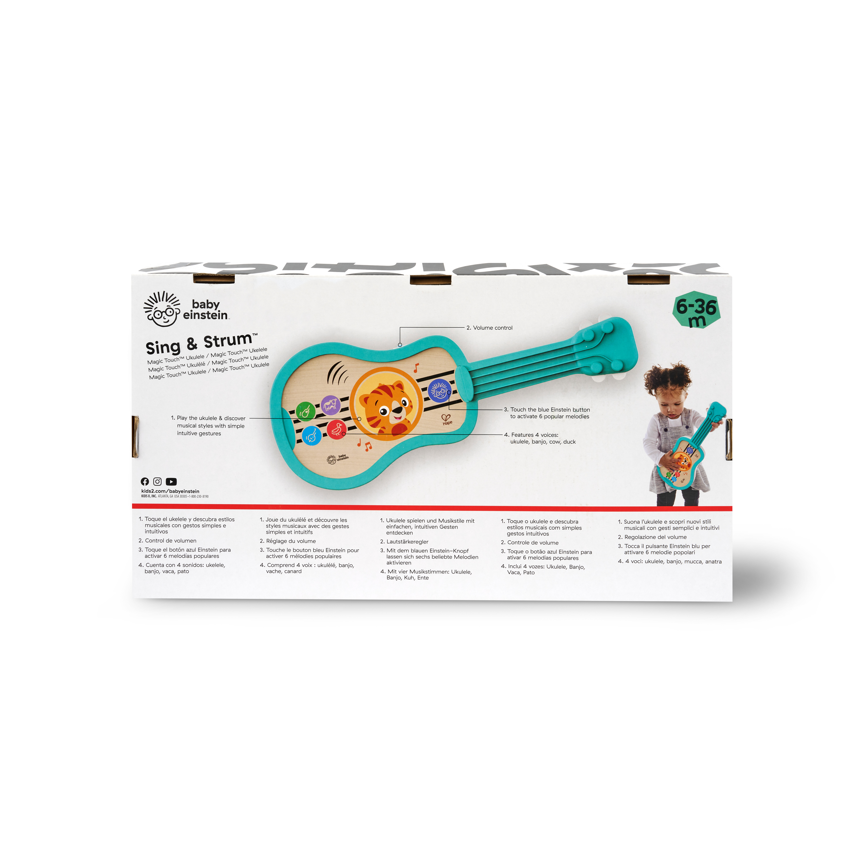 BABY EINSTEIN SING & STRUM MAGIC TOUCH UKULELE