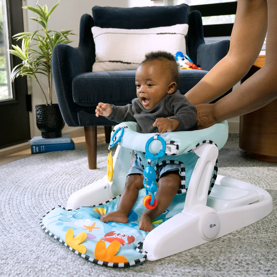 BABY EINSTEIN OE 2IN1 FLOOR SEAT: SEA OF SUPPORT
