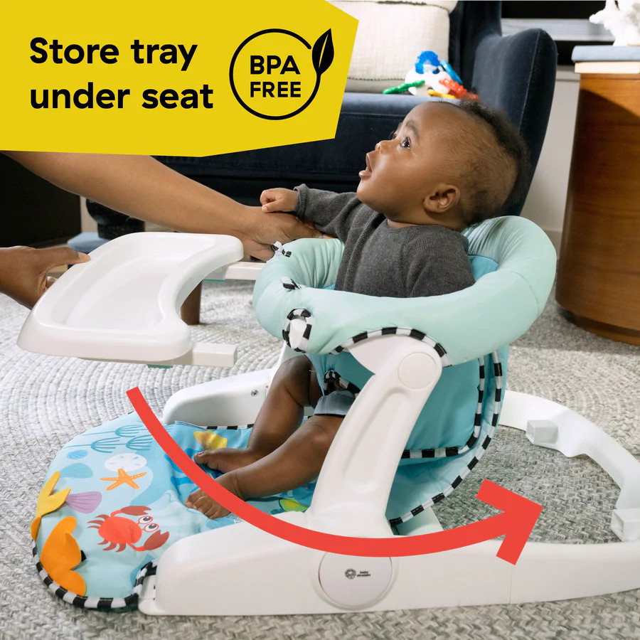 BABY EINSTEIN OE 2IN1 FLOOR SEAT: SEA OF SUPPORT