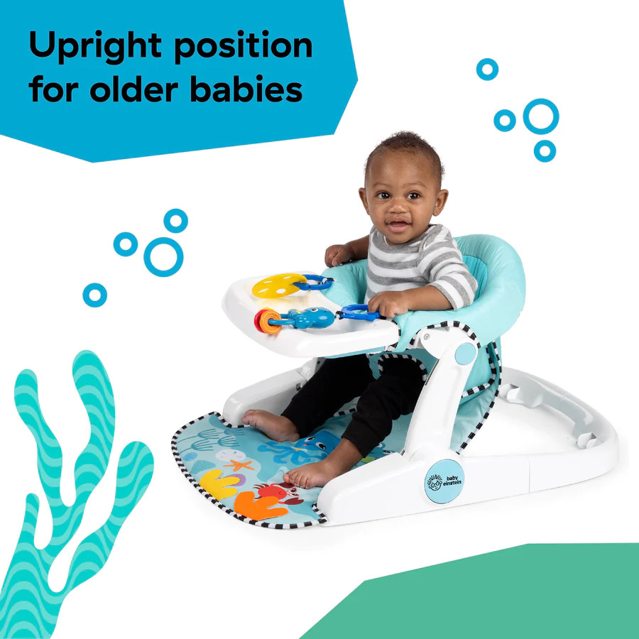 BABY EINSTEIN OE 2IN1 FLOOR SEAT: SEA OF SUPPORT