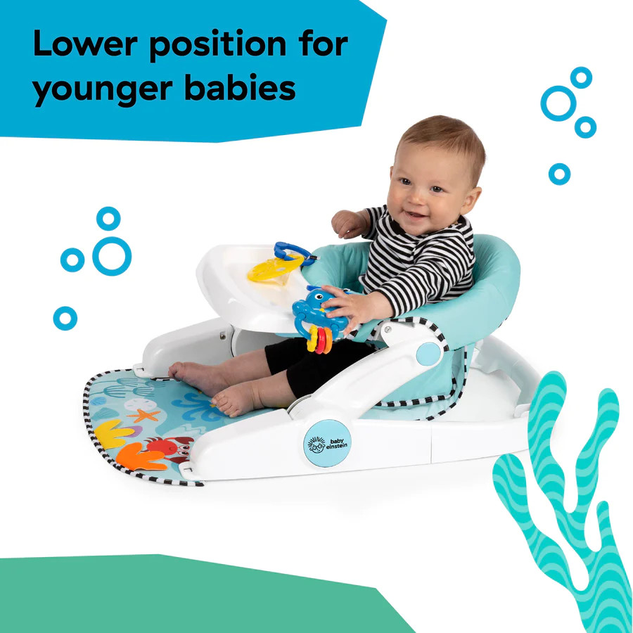 BABY EINSTEIN OE 2IN1 FLOOR SEAT: SEA OF SUPPORT