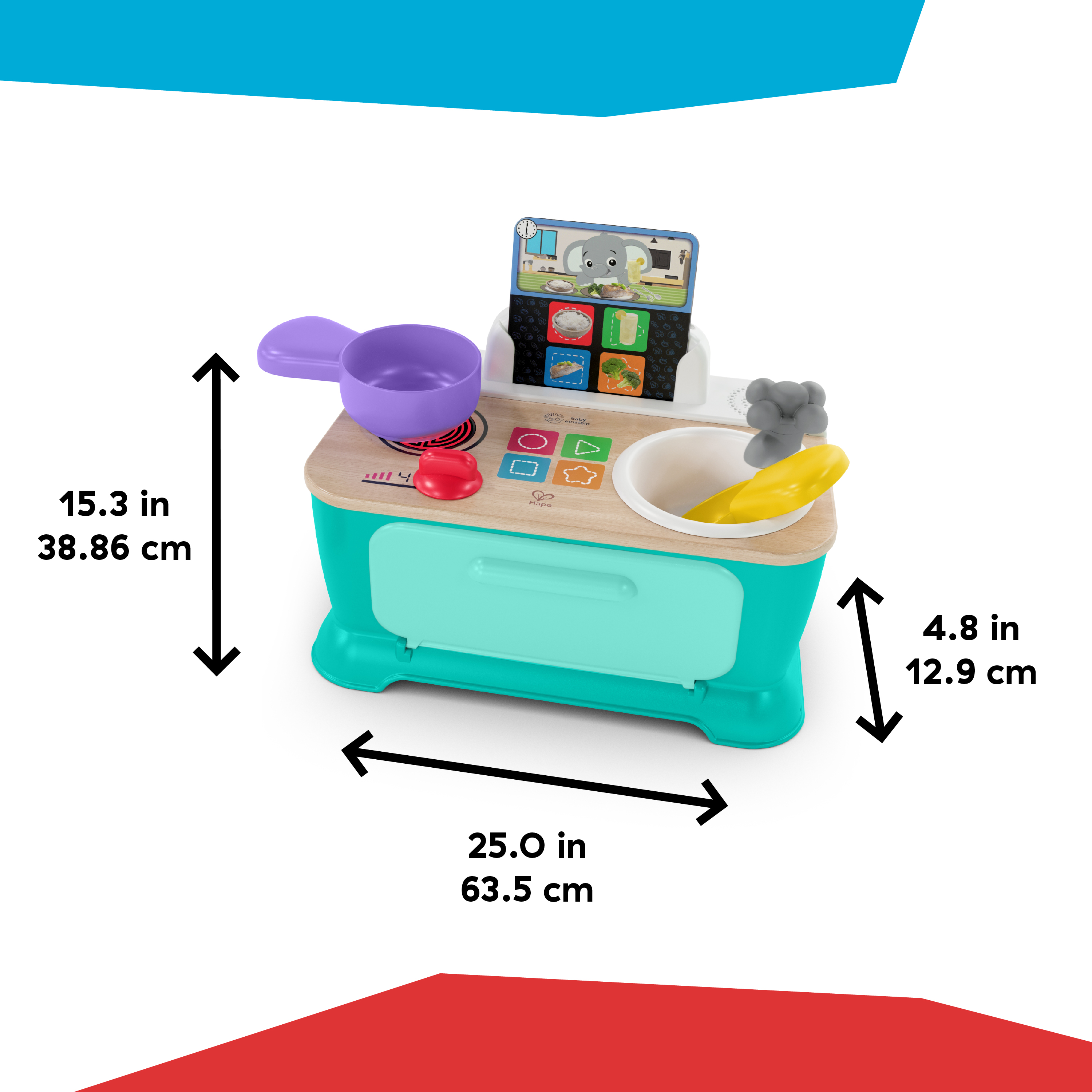 BABY EINSTEIN MAGIC TOUCH KITCHEN PRETEND TO COOK TOY ( HAPE)