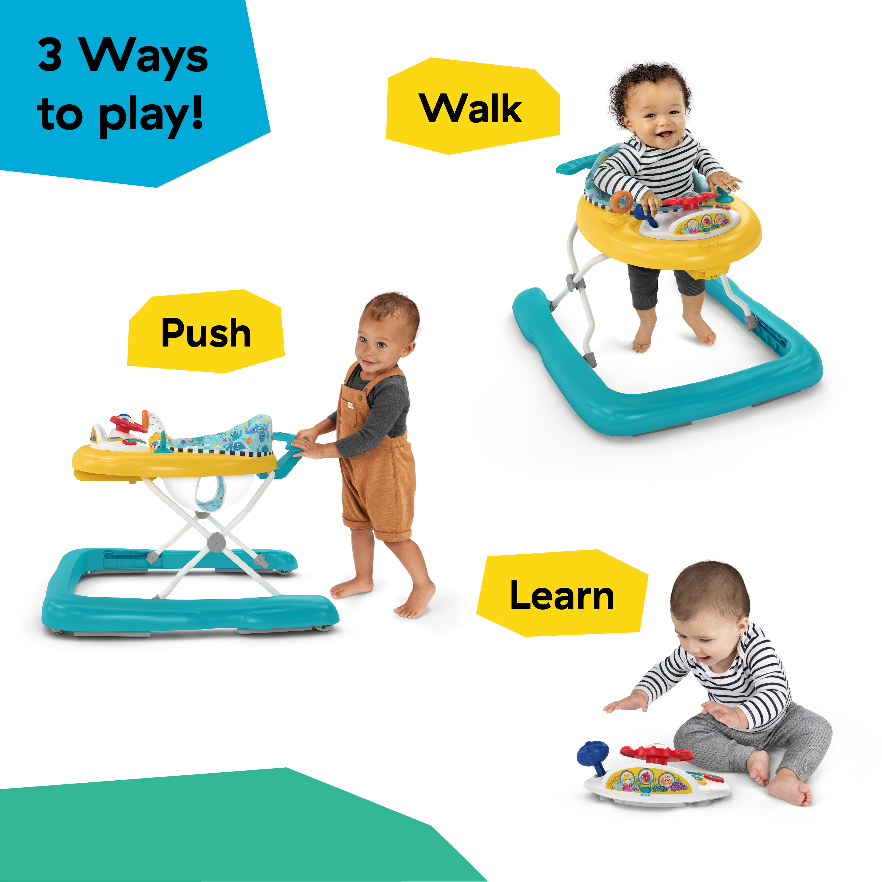 BABY EINSTEIN DIVE & DISCOVER 3-IN-1 SUBMARINE WALKER