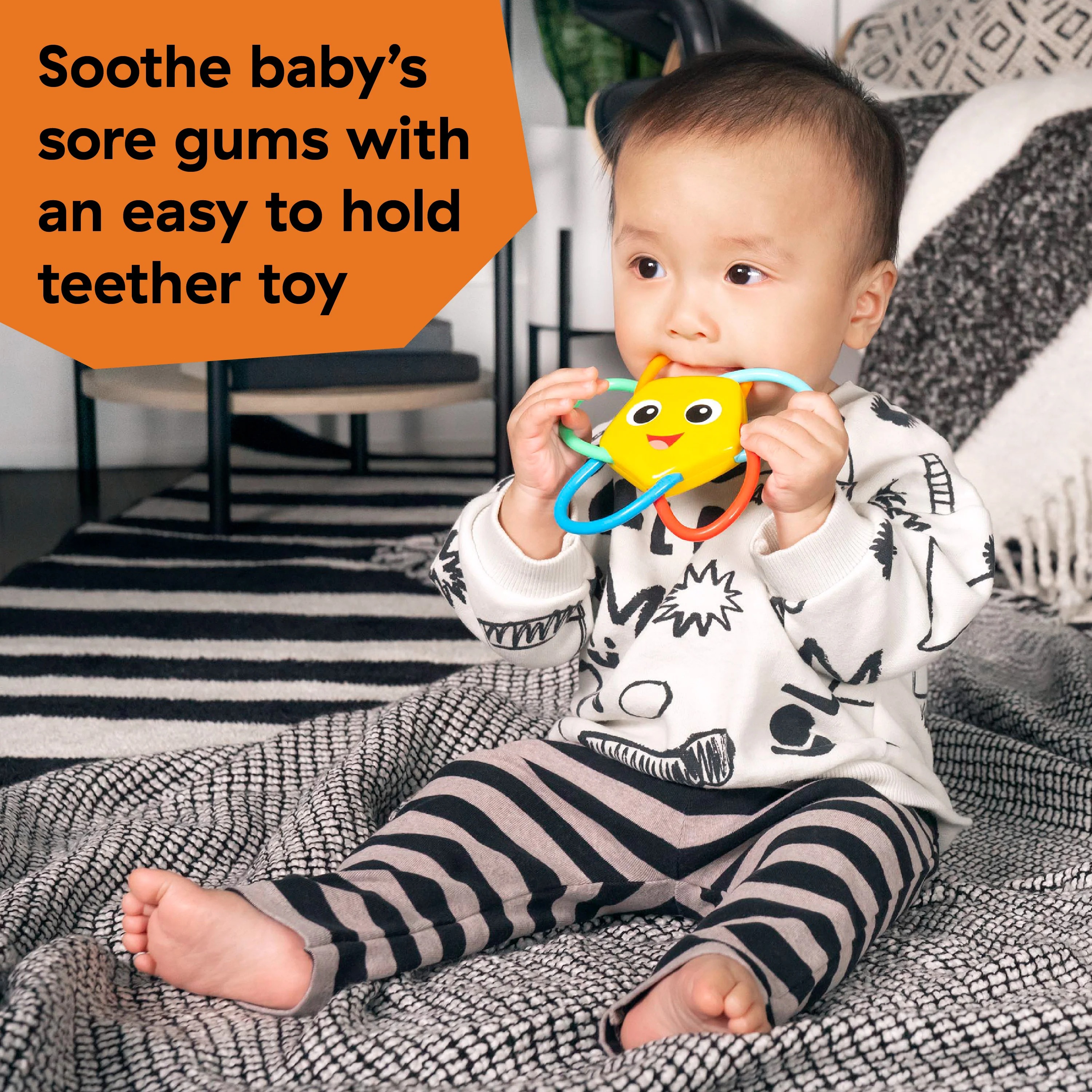 BABY EINSTEIN OCEAN EXPLORERS SOOTHING STAR TEETHER & RATTLE TOY
