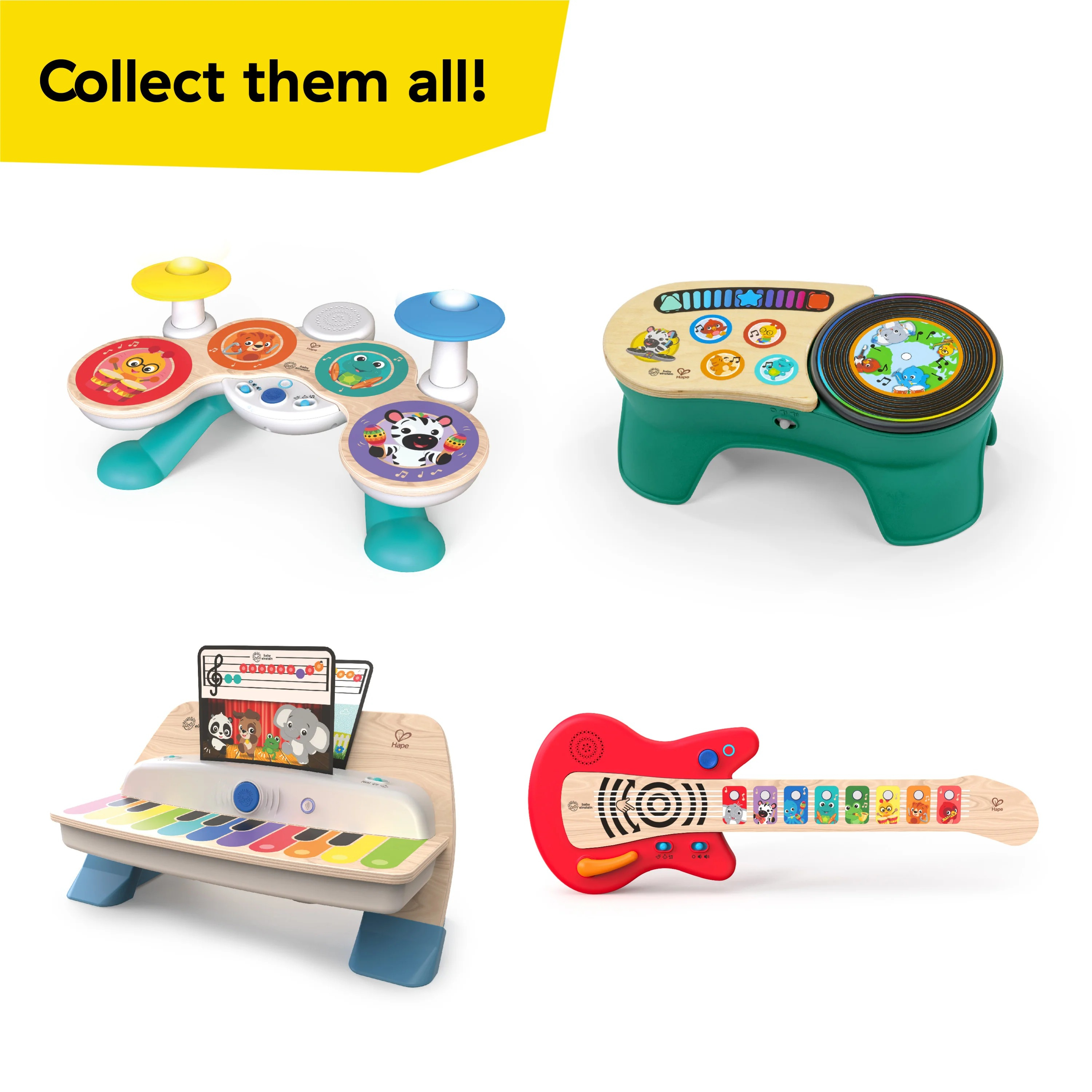 BABY EINSTEIN 
DJ DISCOVERY MAGIC TOUCH TURNTABLE ( HAPE)