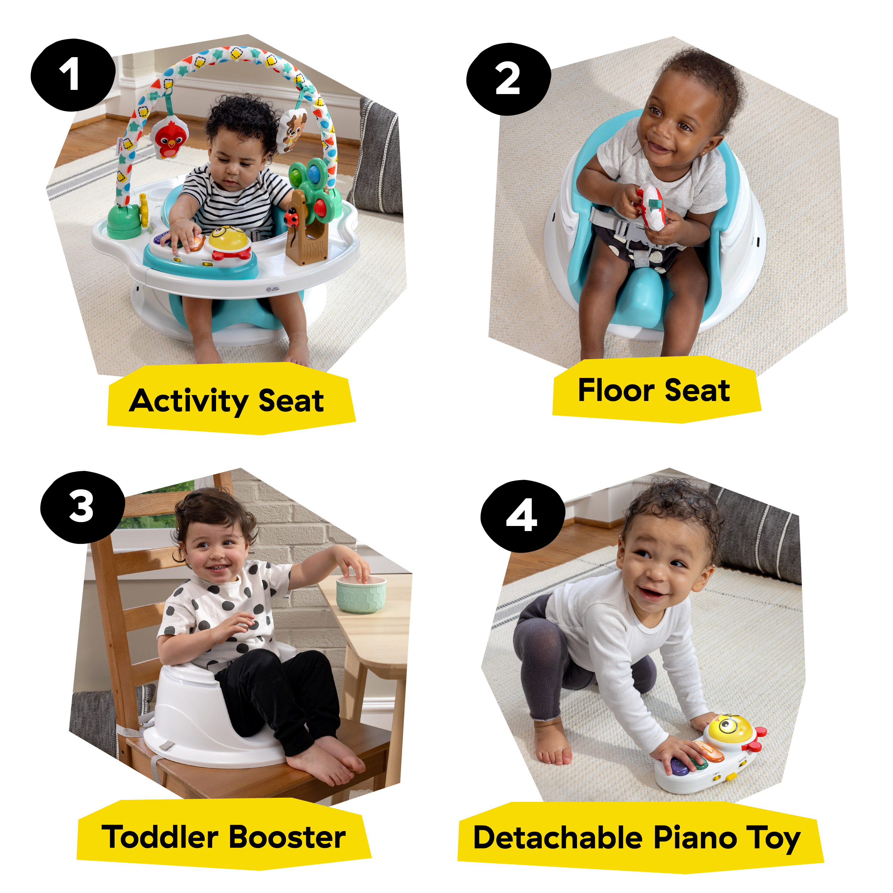 BABY EINSTEIN SUPERSEAT TOUCH OF TUNES 3-IN-1 SEAT