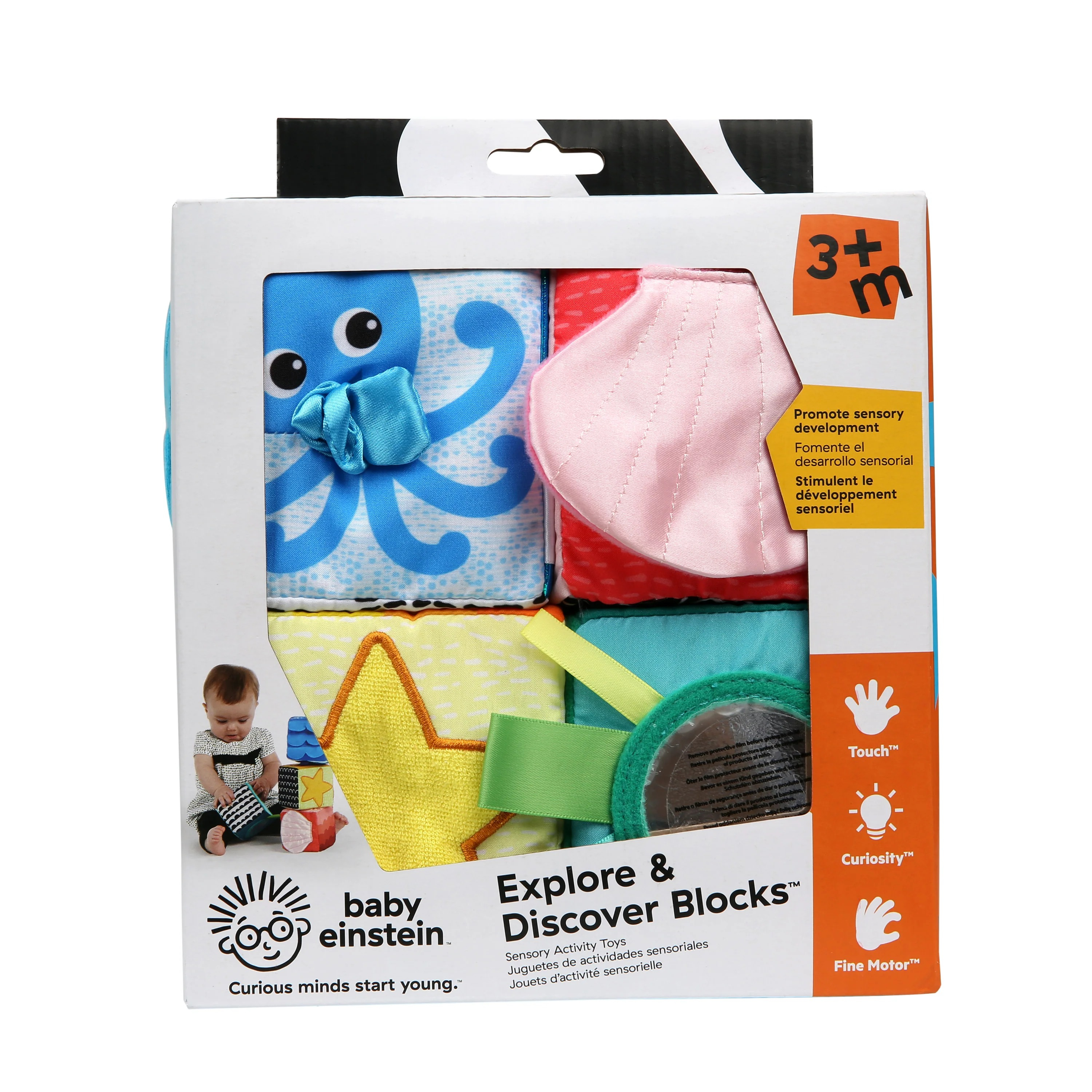BABY EINSTEIN EXPLORE & DISCOVER SOFT BLOCKS TOYS