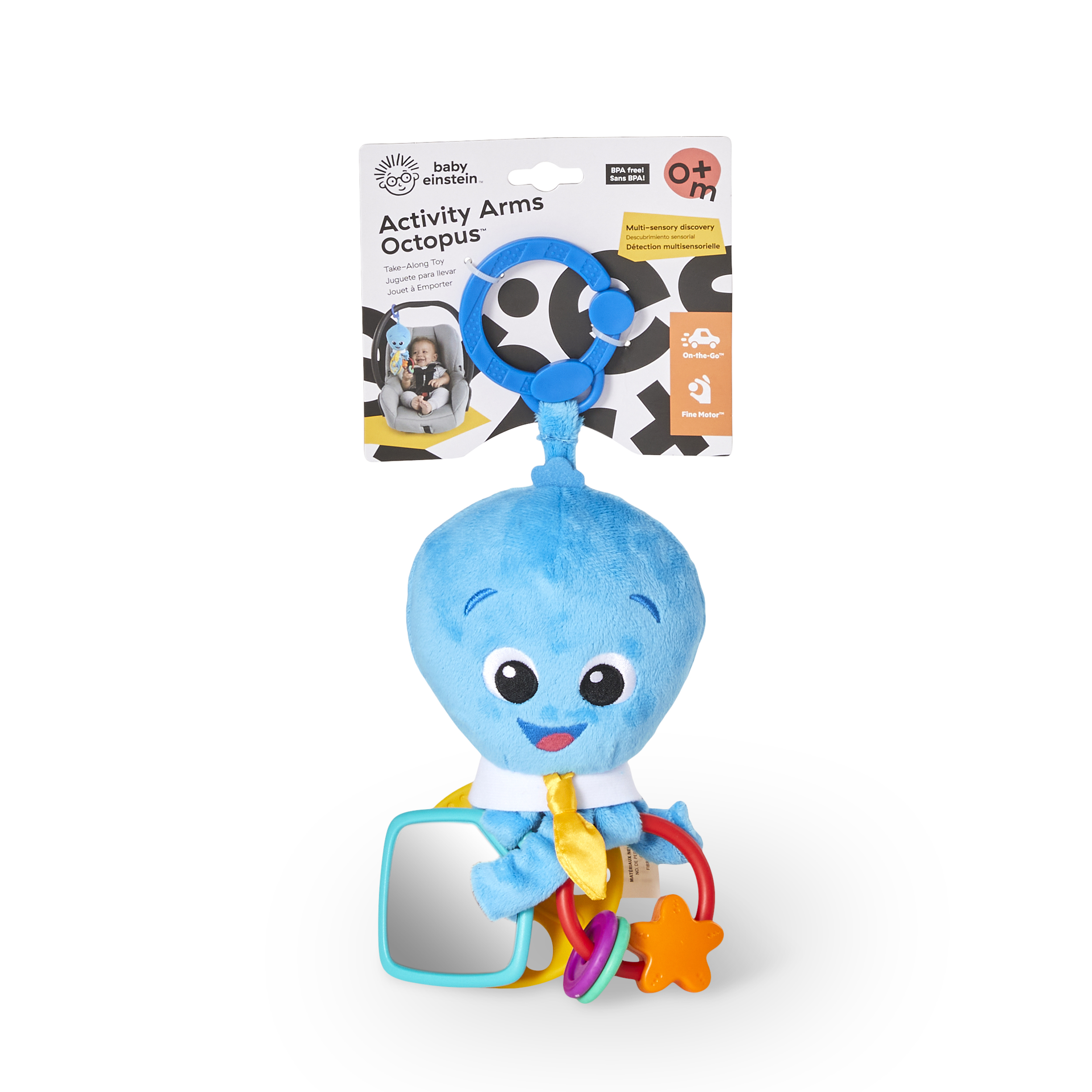 BABY EINSTEIN ACTIVITY ARMS OCTOPUS TAKE-ALONG TOY
