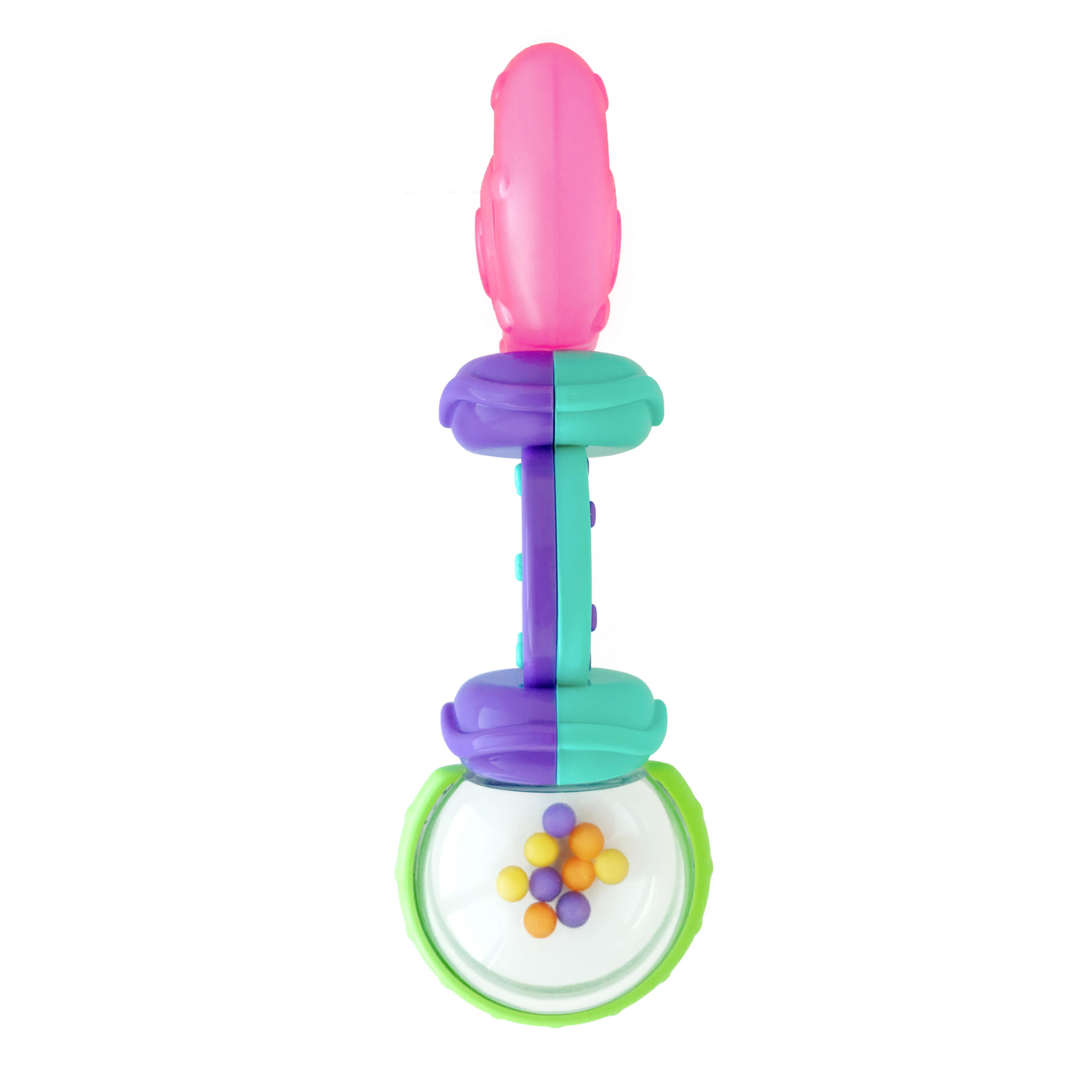 BRIGHT STARTS RATTLE & TEETHE TEETHER TOY