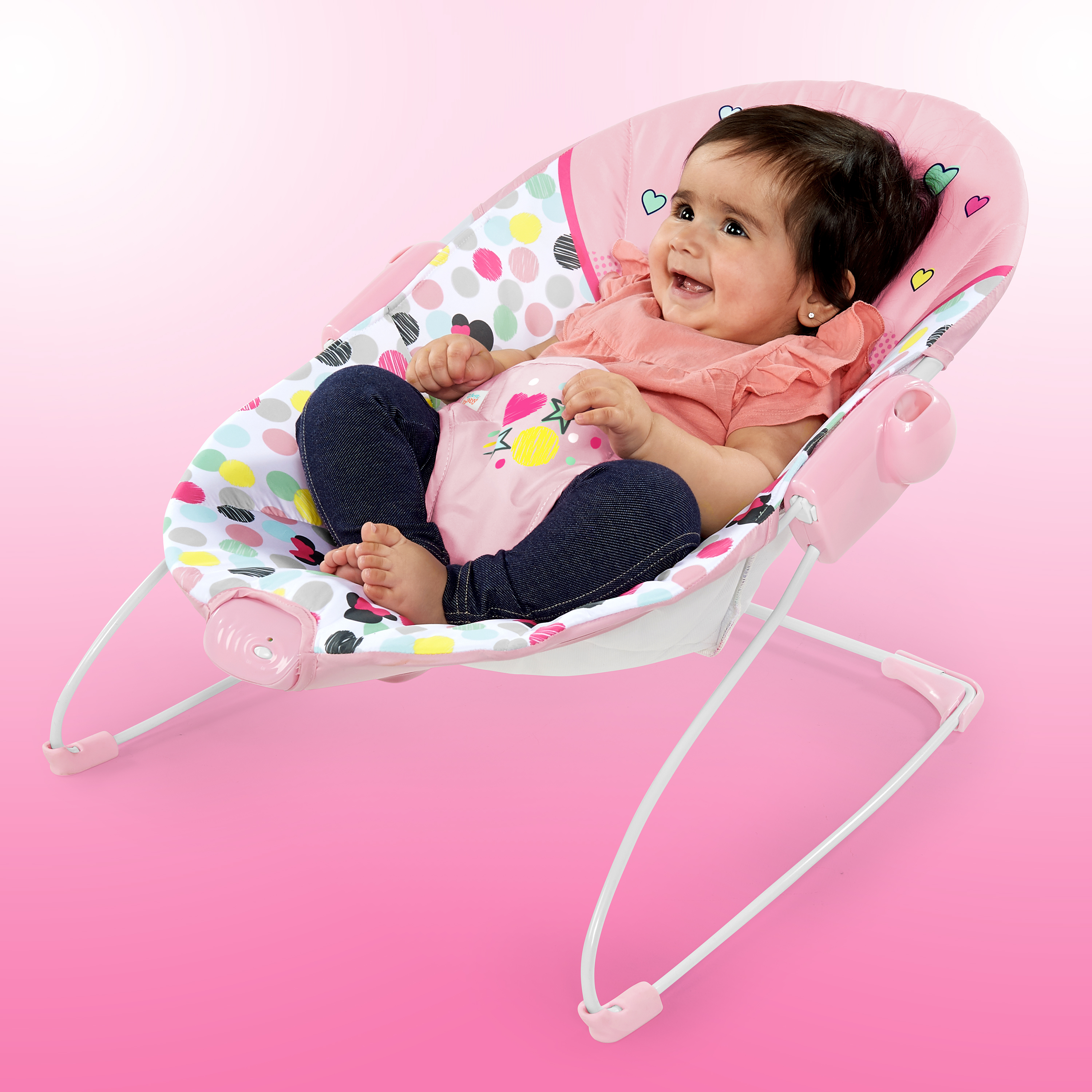 MINNIE MOUSE SPOTTY DOTTY(TM) VIBRATING BOUNCER