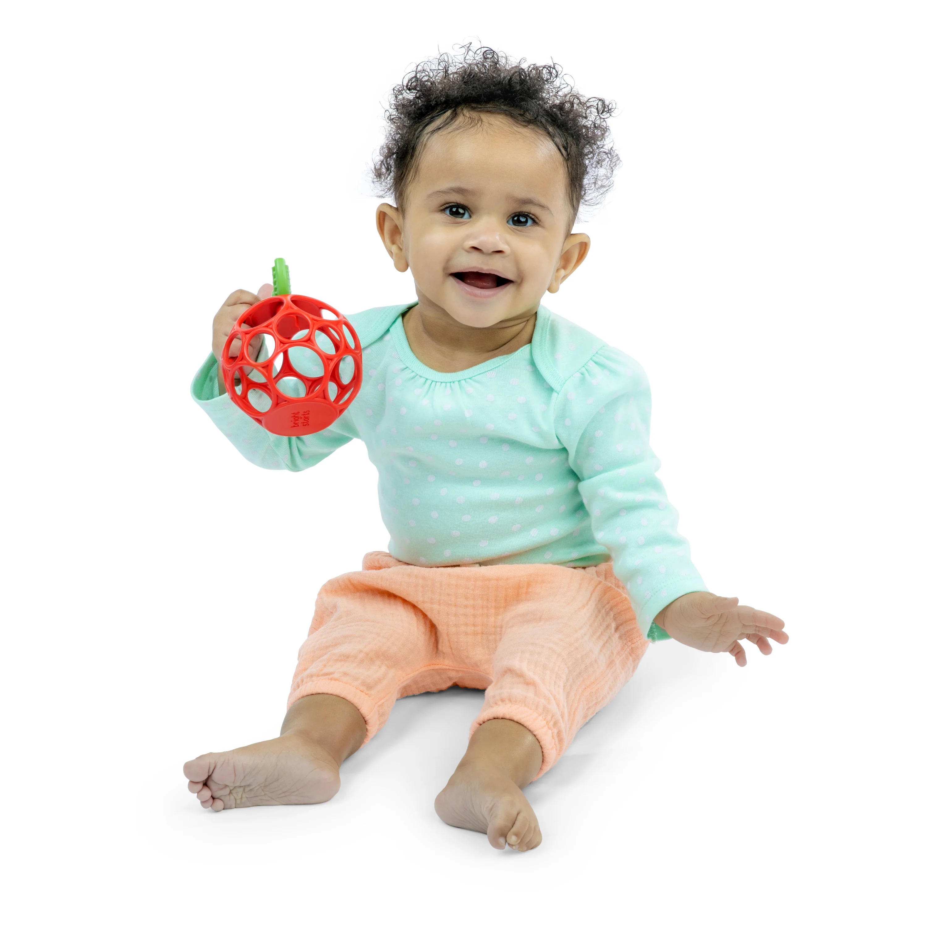 BRIGHT STARTS OBALL APPLE PEG TOY