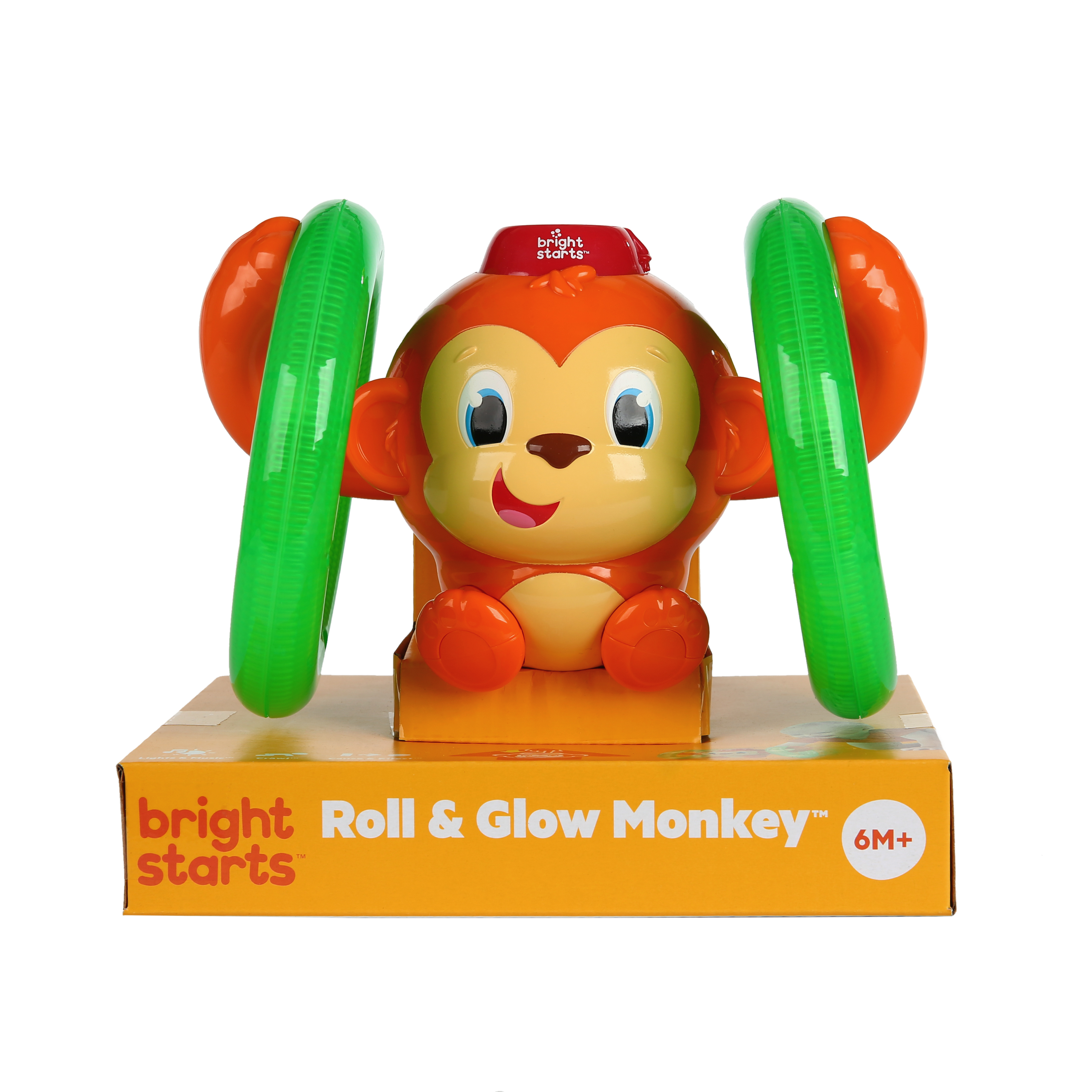 ROLL & GLOW MONKEY TOY