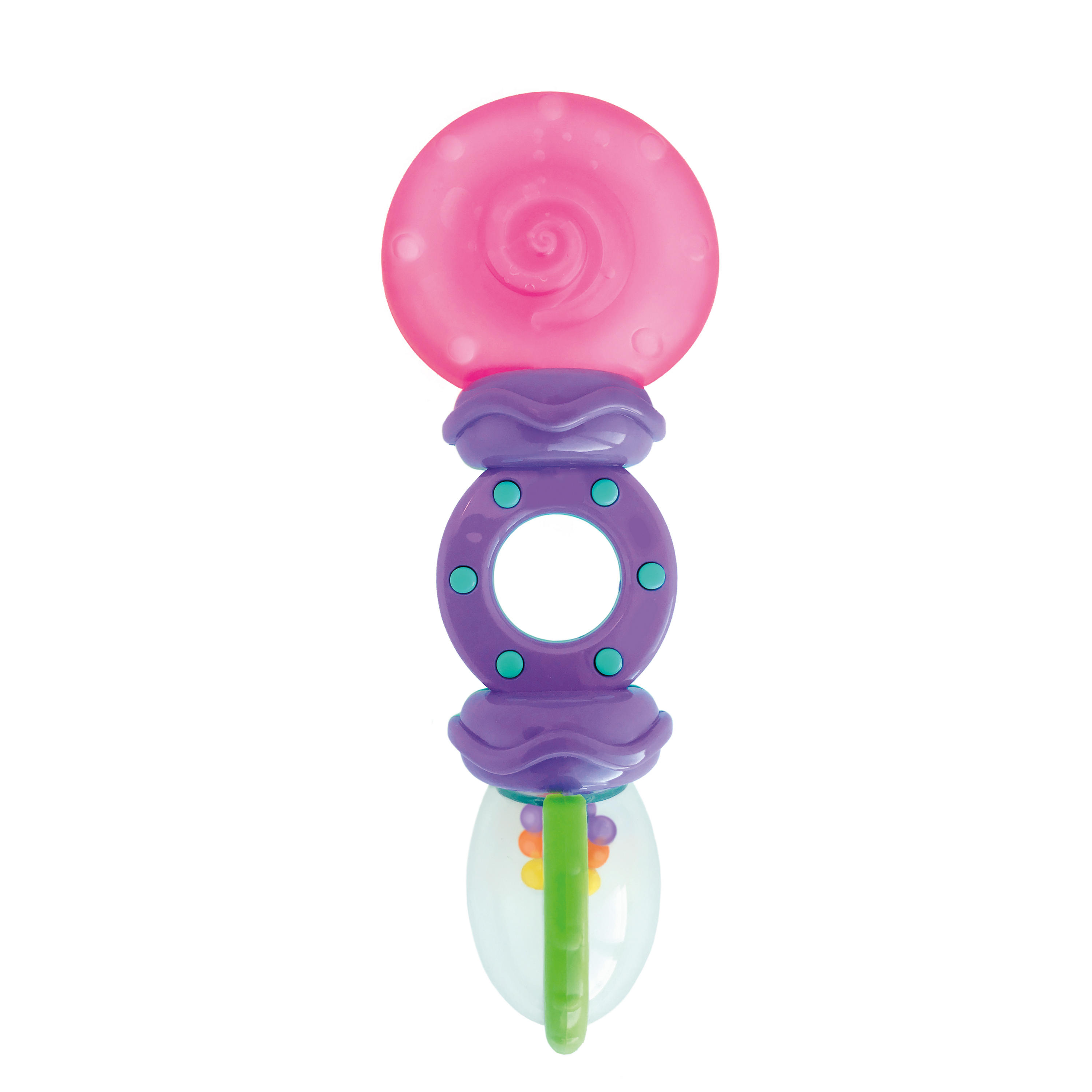 BRIGHT STARTS TOTE & TEETHE RATTLE TEETHER 2-PACK