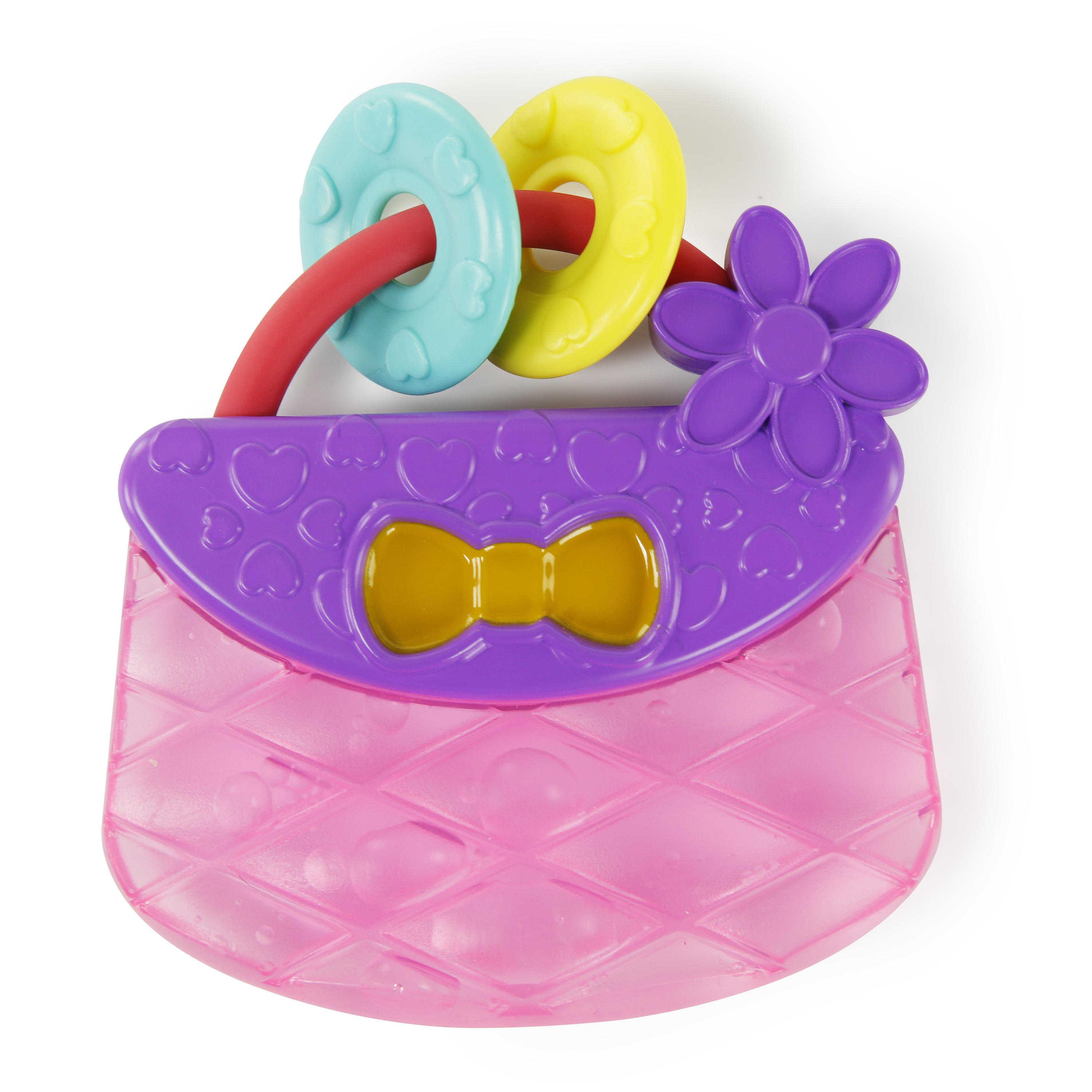 BRIGHT STARTS TOTE & TEETHE RATTLE TEETHER 2-PACK