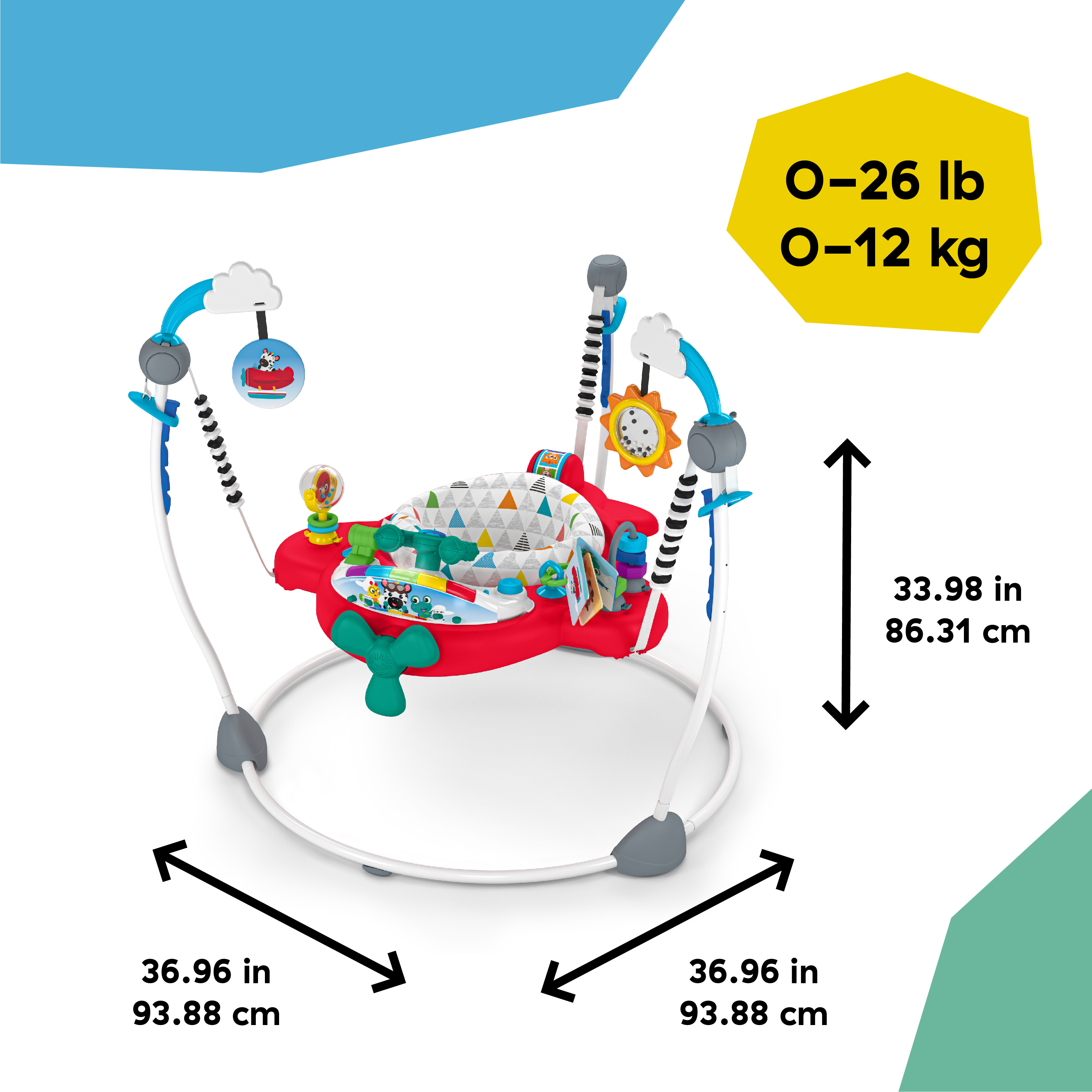 BABY EINSTEIN AIRPLANE ADVENTURE 2-IN-1 ACTIVITY JUMPER