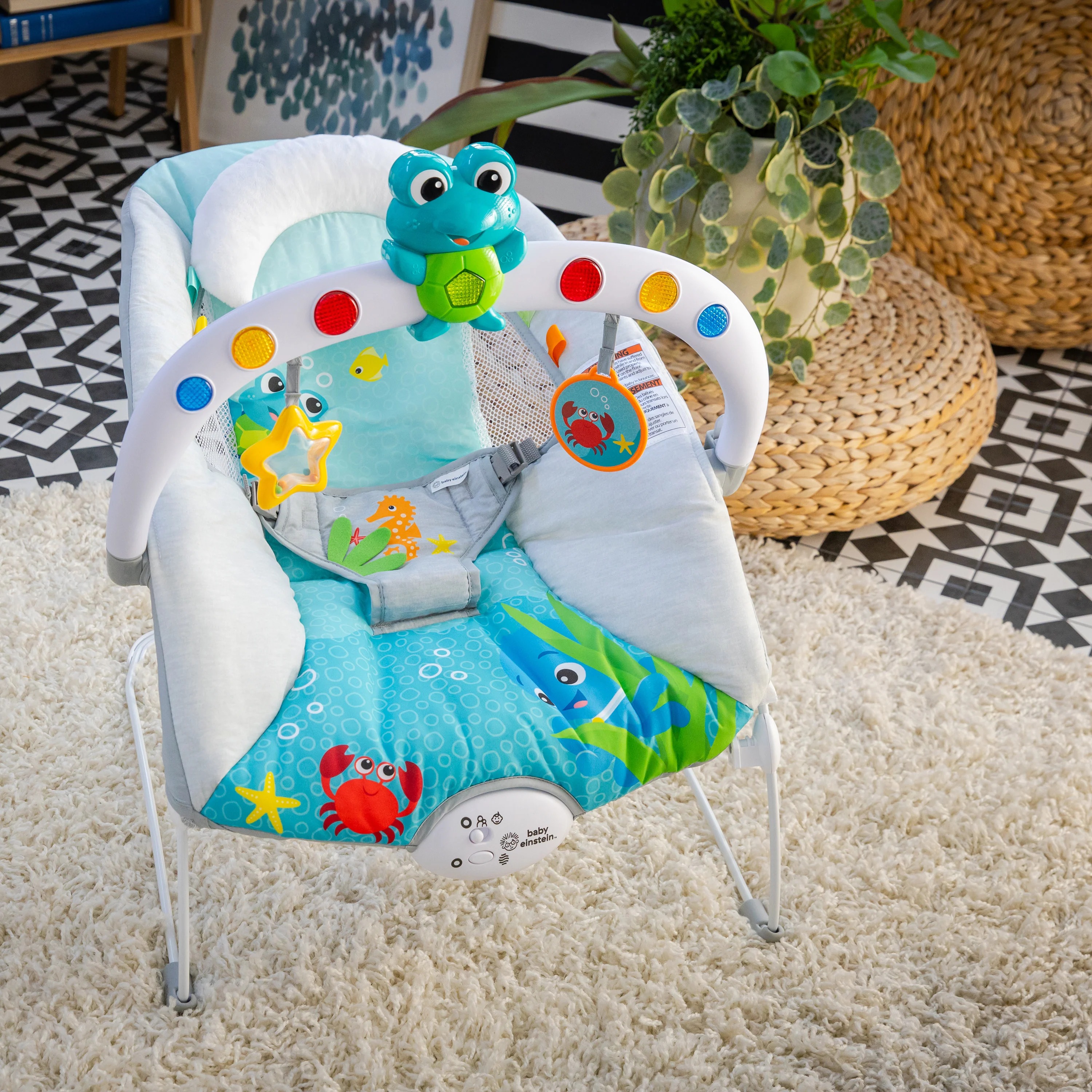 BABY EINSTEIN KICK TO IT NEPTUNE MUSICAL BOUNCER