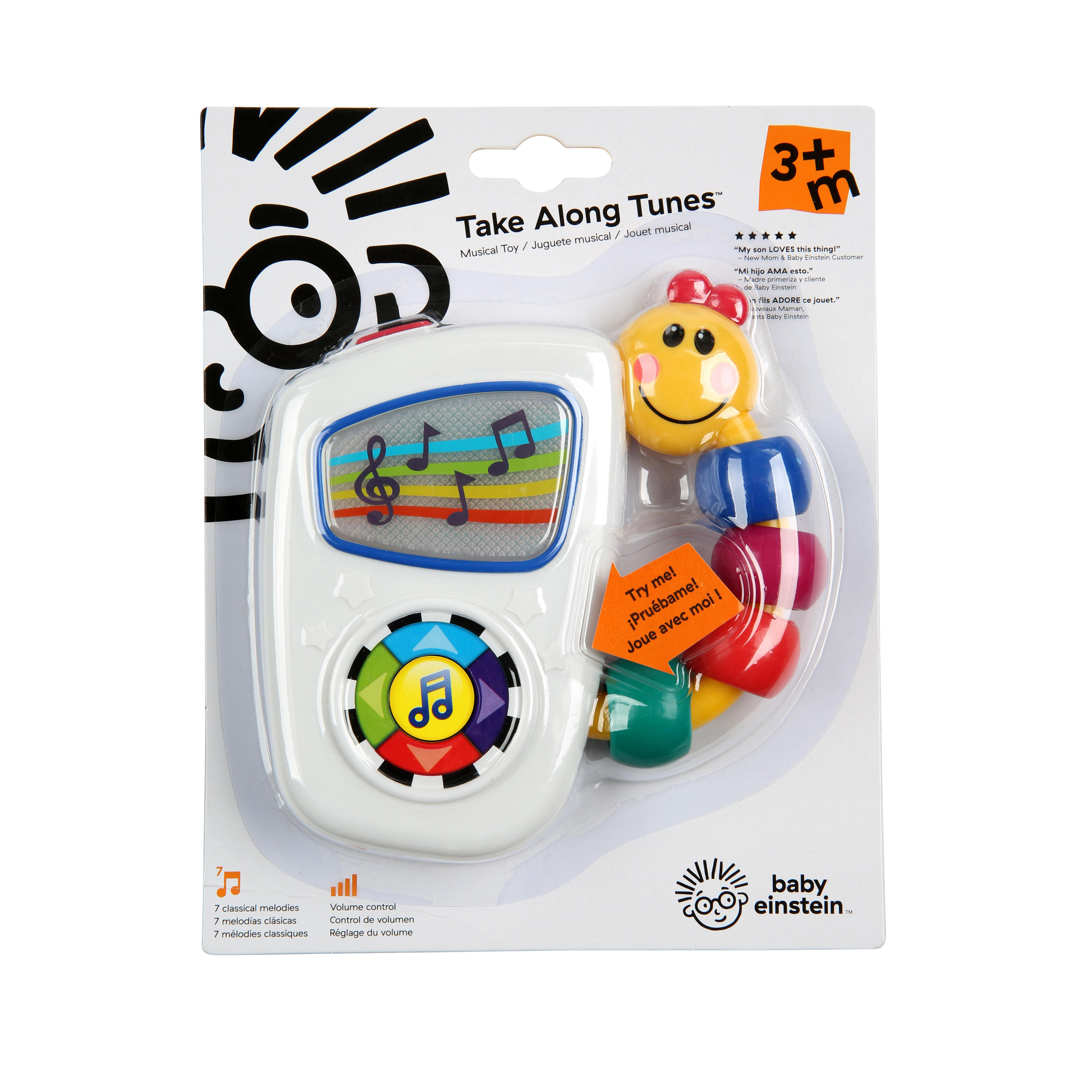 BABY EINSTEIN TAKE ALONG TUNES MUSICAL TOY