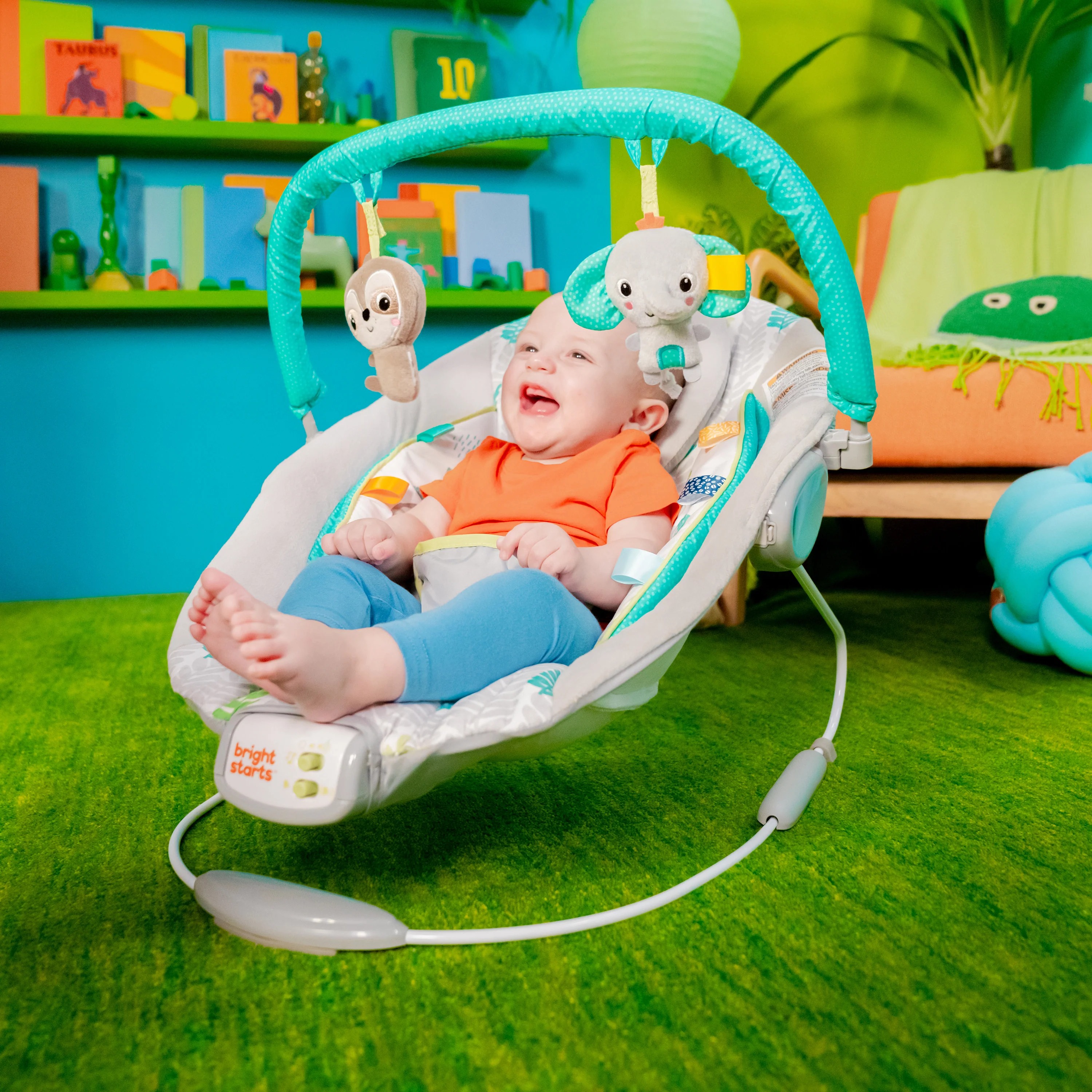 BRIGHT STARTS COMFY BOUNCER - JUNGLE VINES