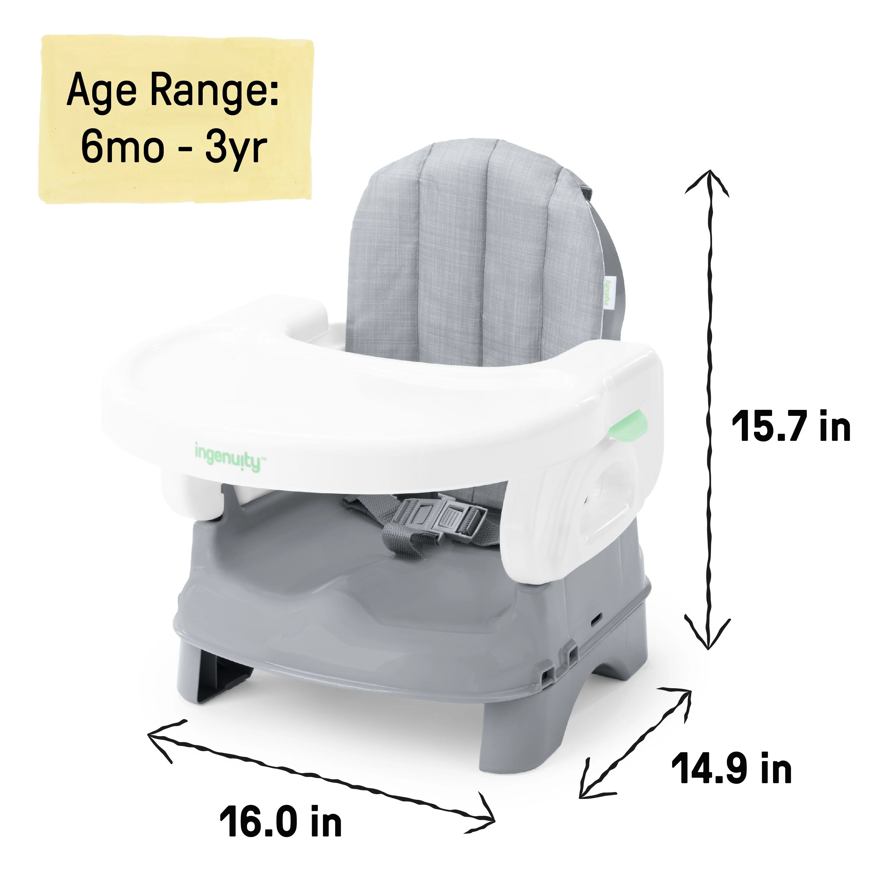 INGENUITY COMFORT FOLDING BOOSTER SEAT TEAL