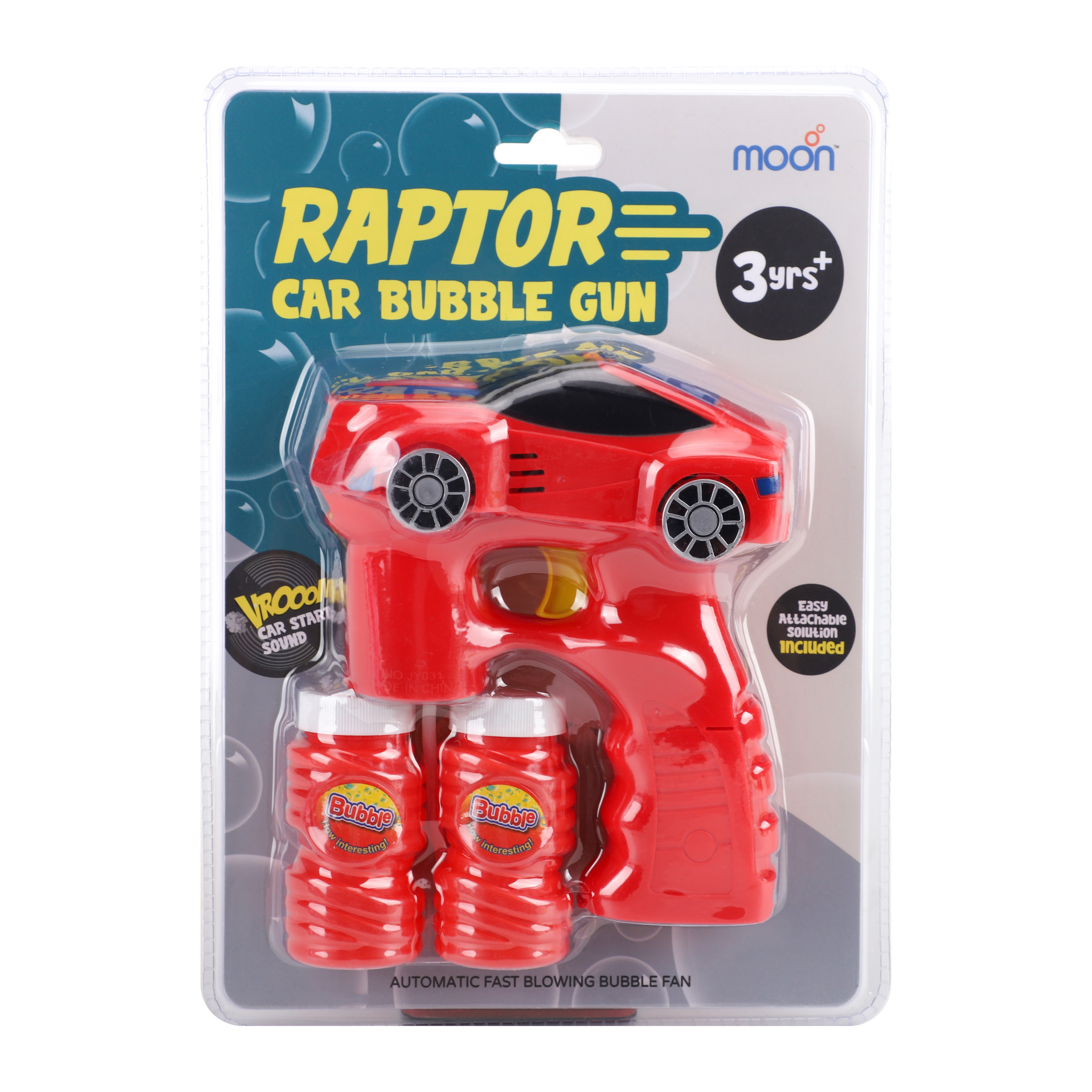 MOON RAPTOR BUBBLE TOYS - RED
