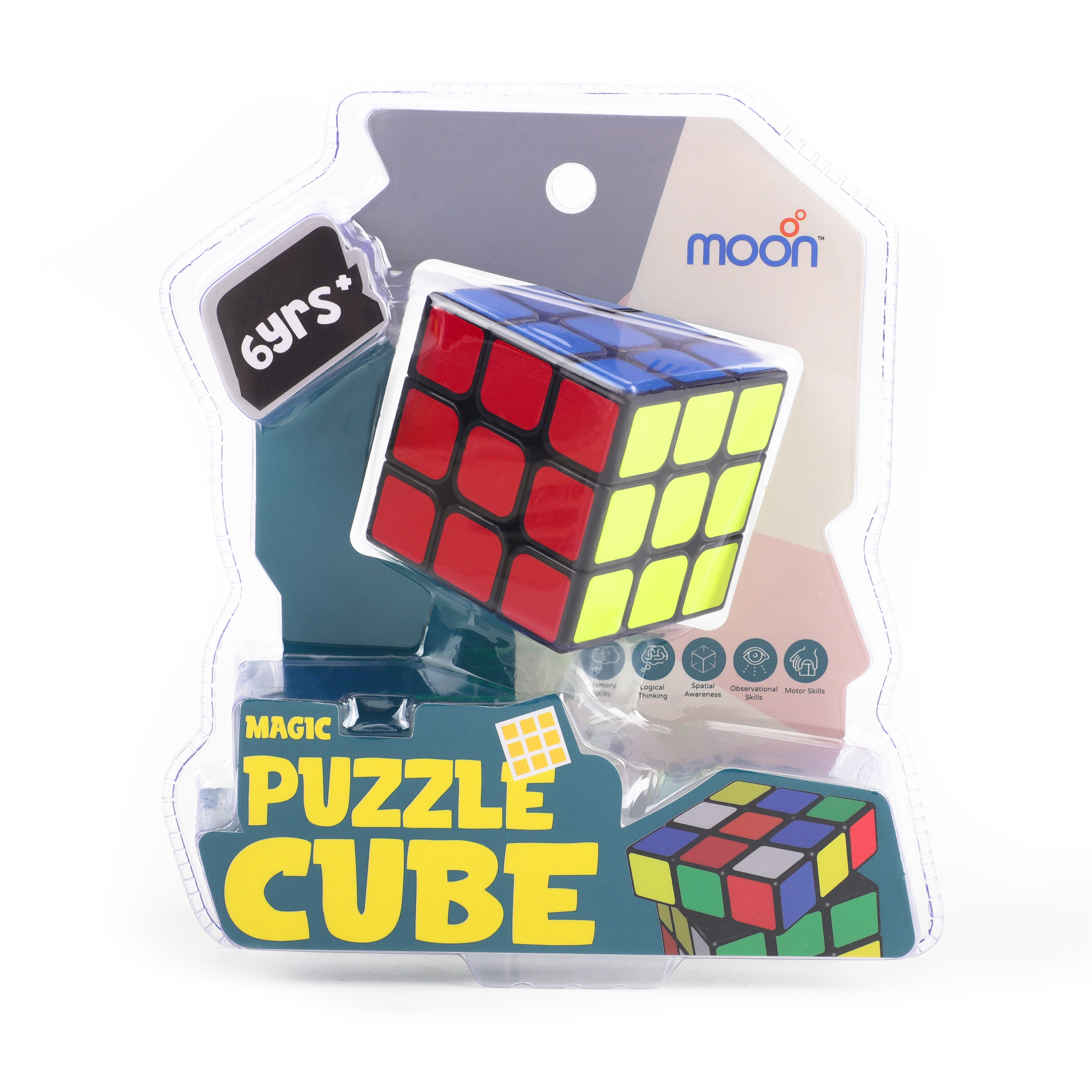 MOON 5.6CM MAGIC CUBE, BLACK AND WHITE 
MIXED