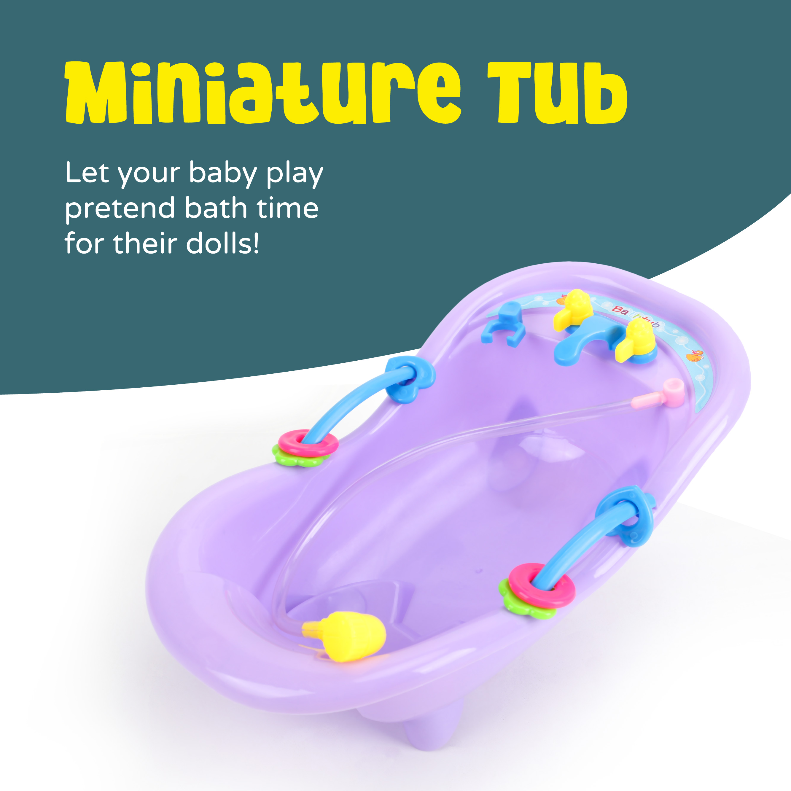 MOON MINI DUCK BATH TUB - PURPLE