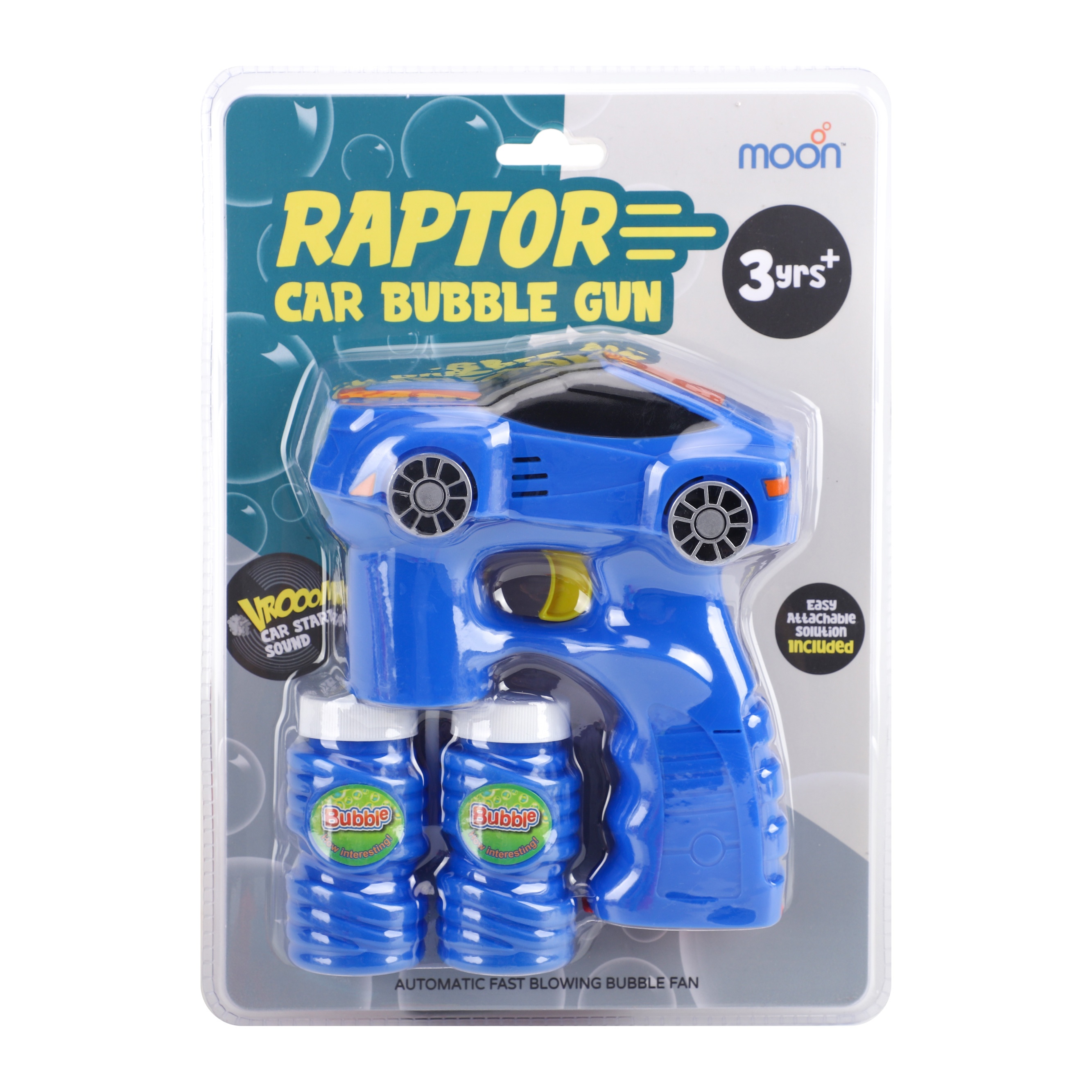 MOON RAPTOR BUBBLE TOYS - BLUE