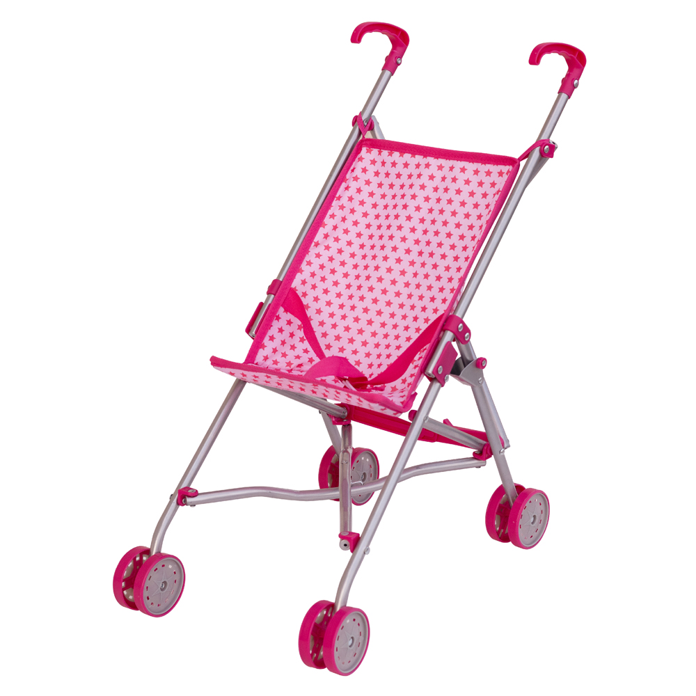 MOON BABY DOLL BUGGY-PRETEND TO PLAY-PINK