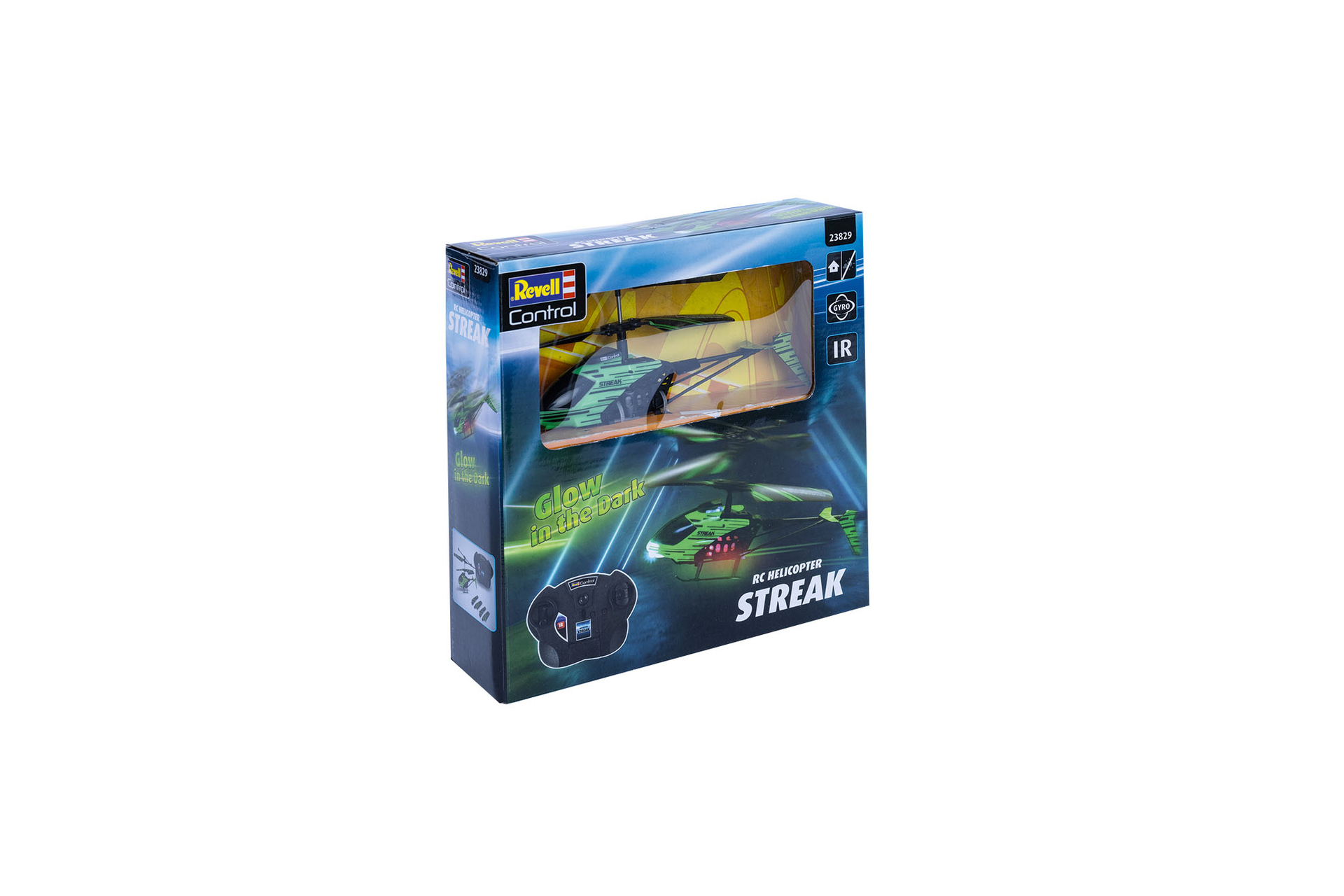 RC HELICOPTER STREAK GLOW IN THE DARK