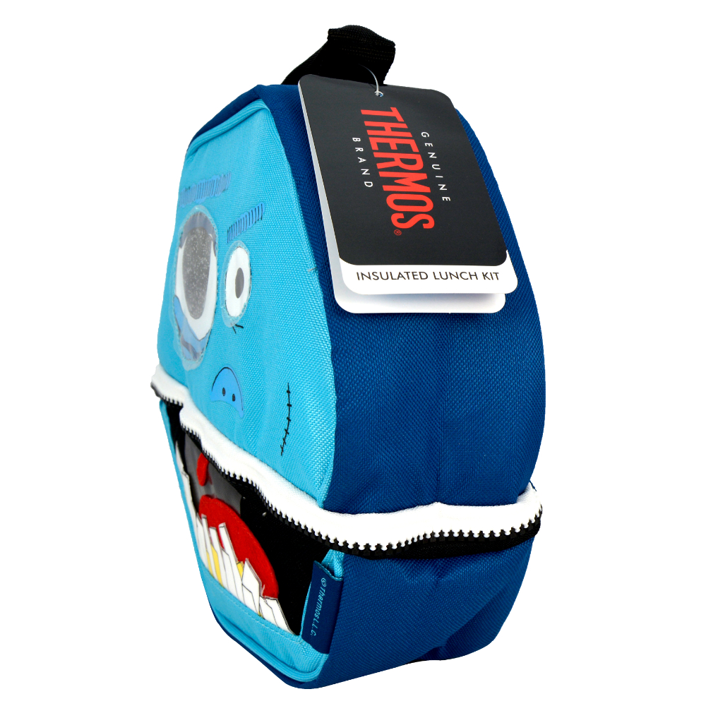 THERMOS- KIDS SCHOOL LUNCH BAG-FUN FACES HEXAGON