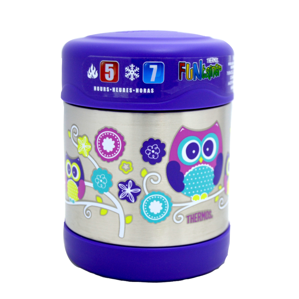 THERMOS FUNTAINER STAINLESS STEEL FOOD JAR -OWL -290 ML