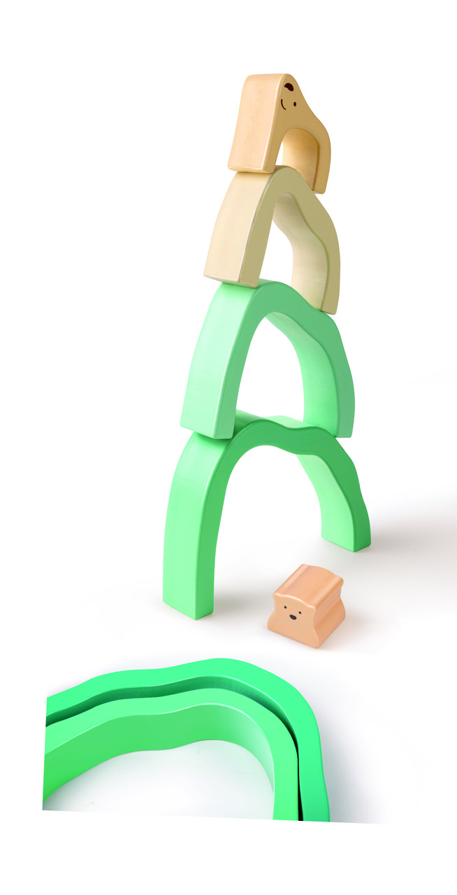 HAPE ARCTIC POLAR BEAR STACKING BLOCKS