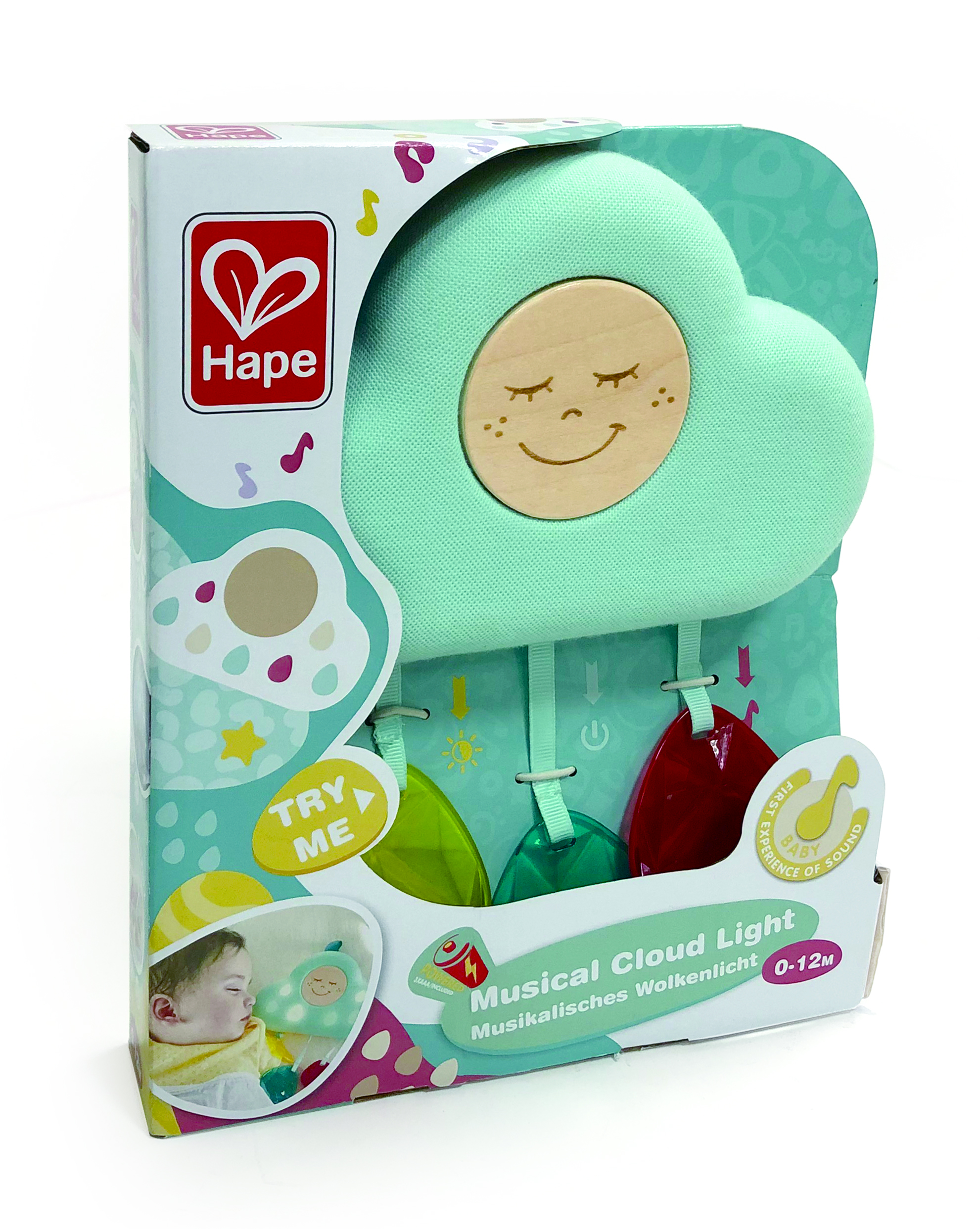 MUSICAL CLOUD LIGHT BABY'S CRIB MOBILE