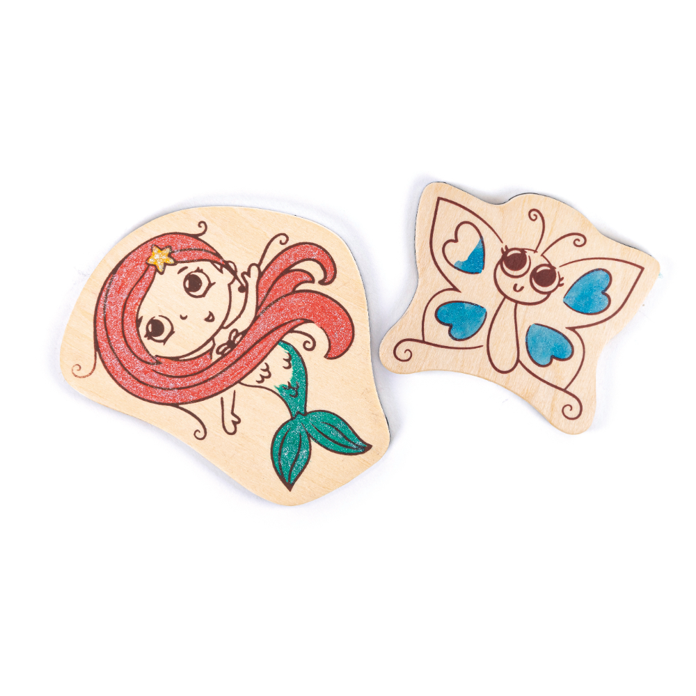 HAPE DIY MAGIC FRIENDS ART & CRAFT SET W/ WOODEN MAGNETS