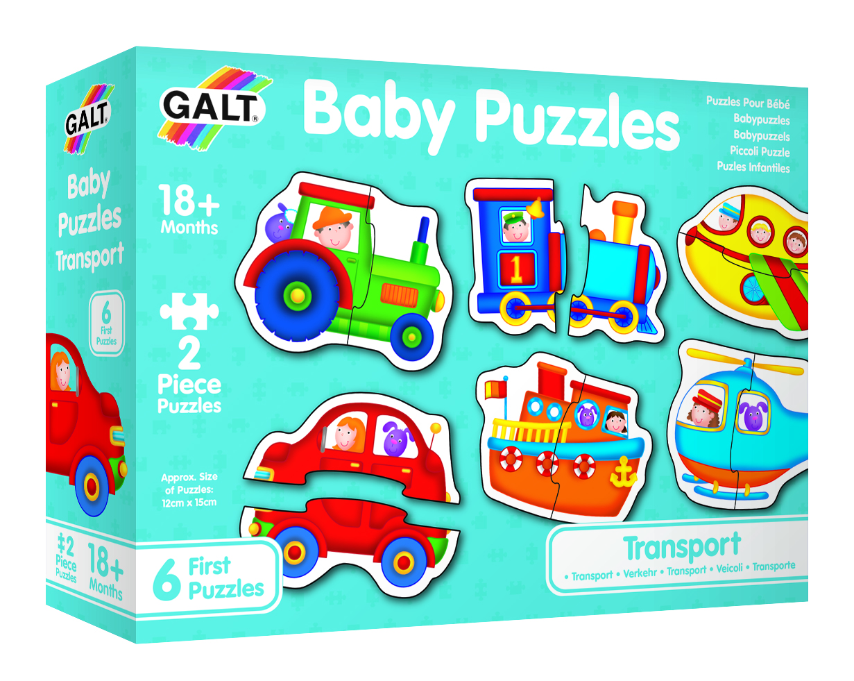 GALT TOYS, BABY PUZZLE - TRANSPORT