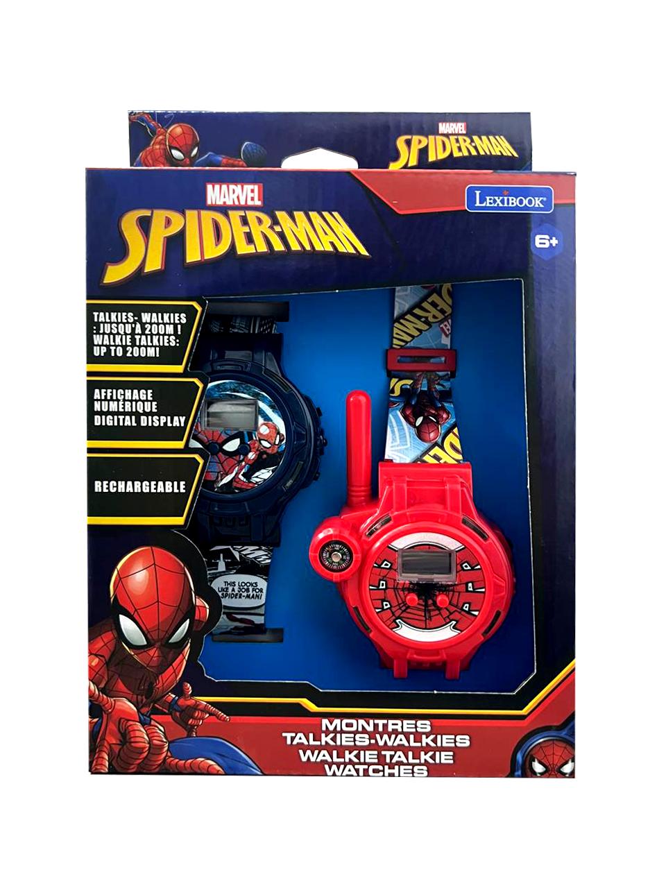 SPIDERMAN DIGITAL WATCH WITH WALKIE TALKIE 200M