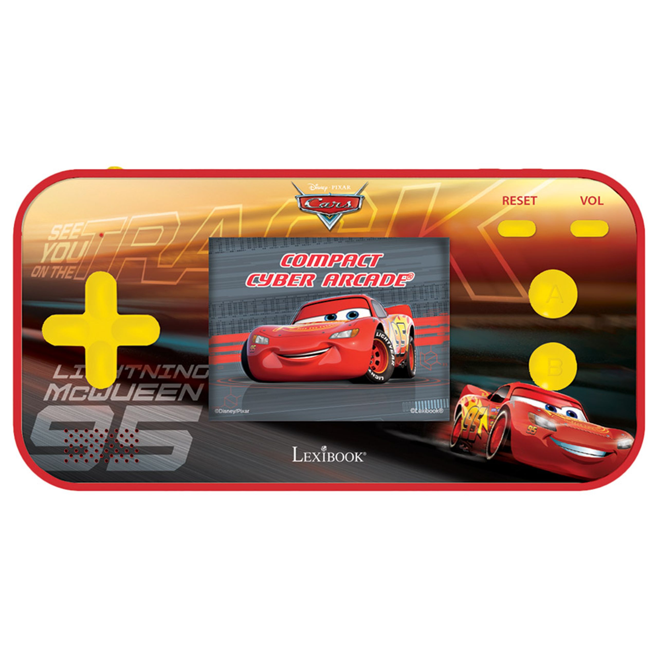 CARS HANDHELD CONSOLE COMPACT CYBER ARCADE 2.5 INCH 150 GAMES