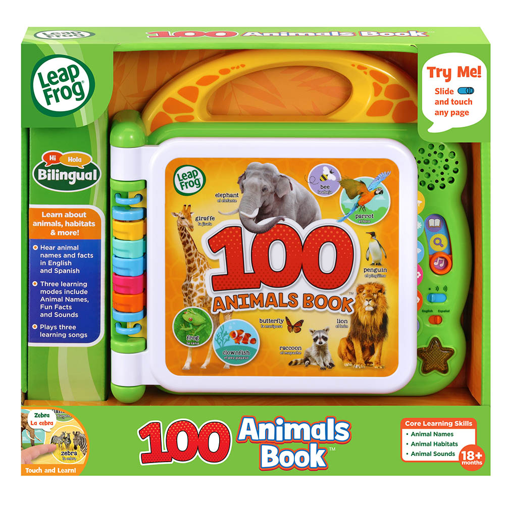 100 ANIMALS BOOK (BILINGUAL: UK+FR)