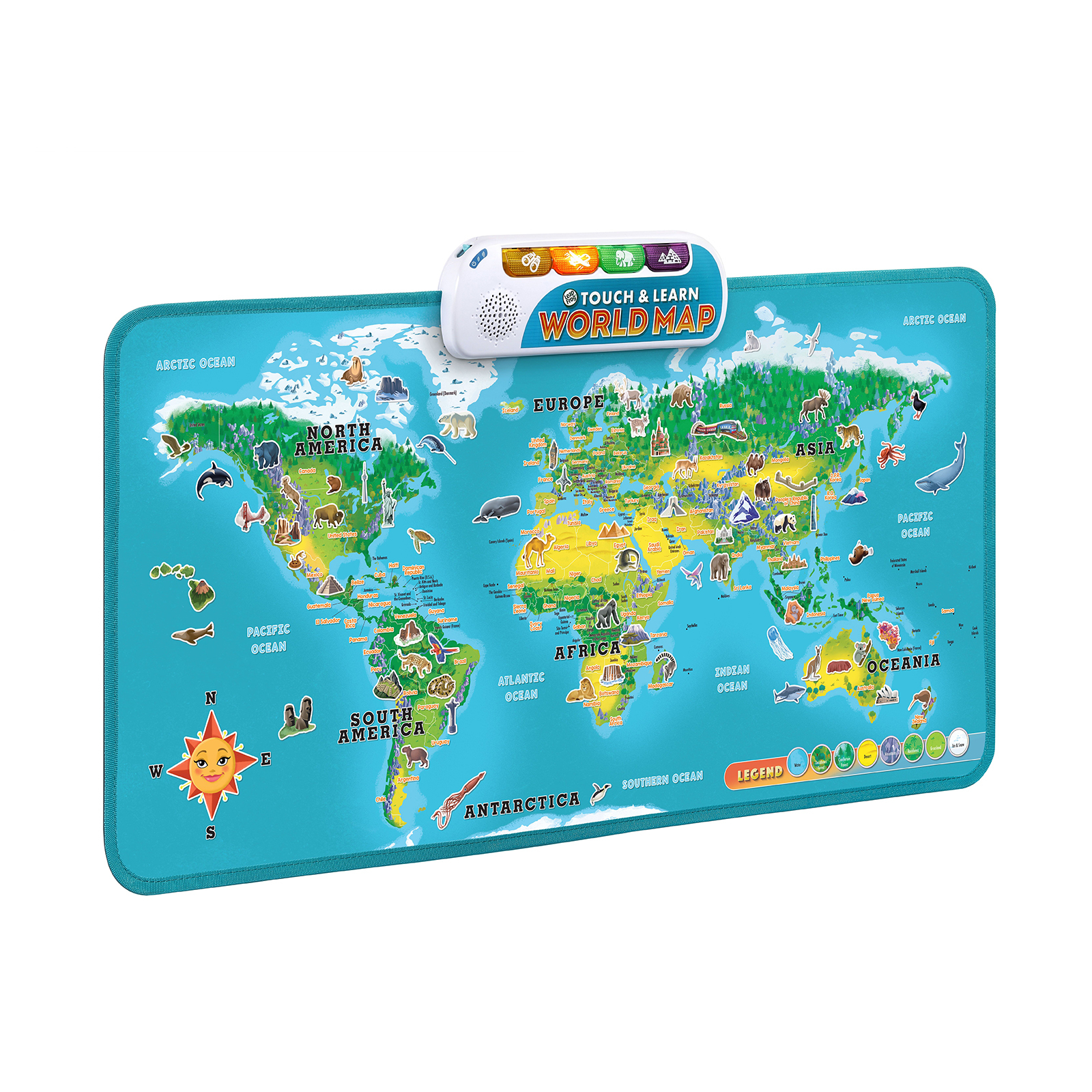 LEAPFROG TOUCH & LEARN WORLD MAP
BOARD
