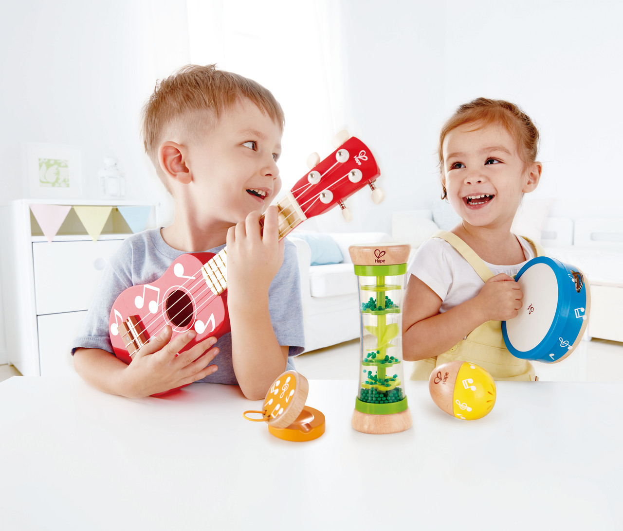HAPE MINI BAND WOODEN MUSICAL INSTRUMENT SET - 5PCS