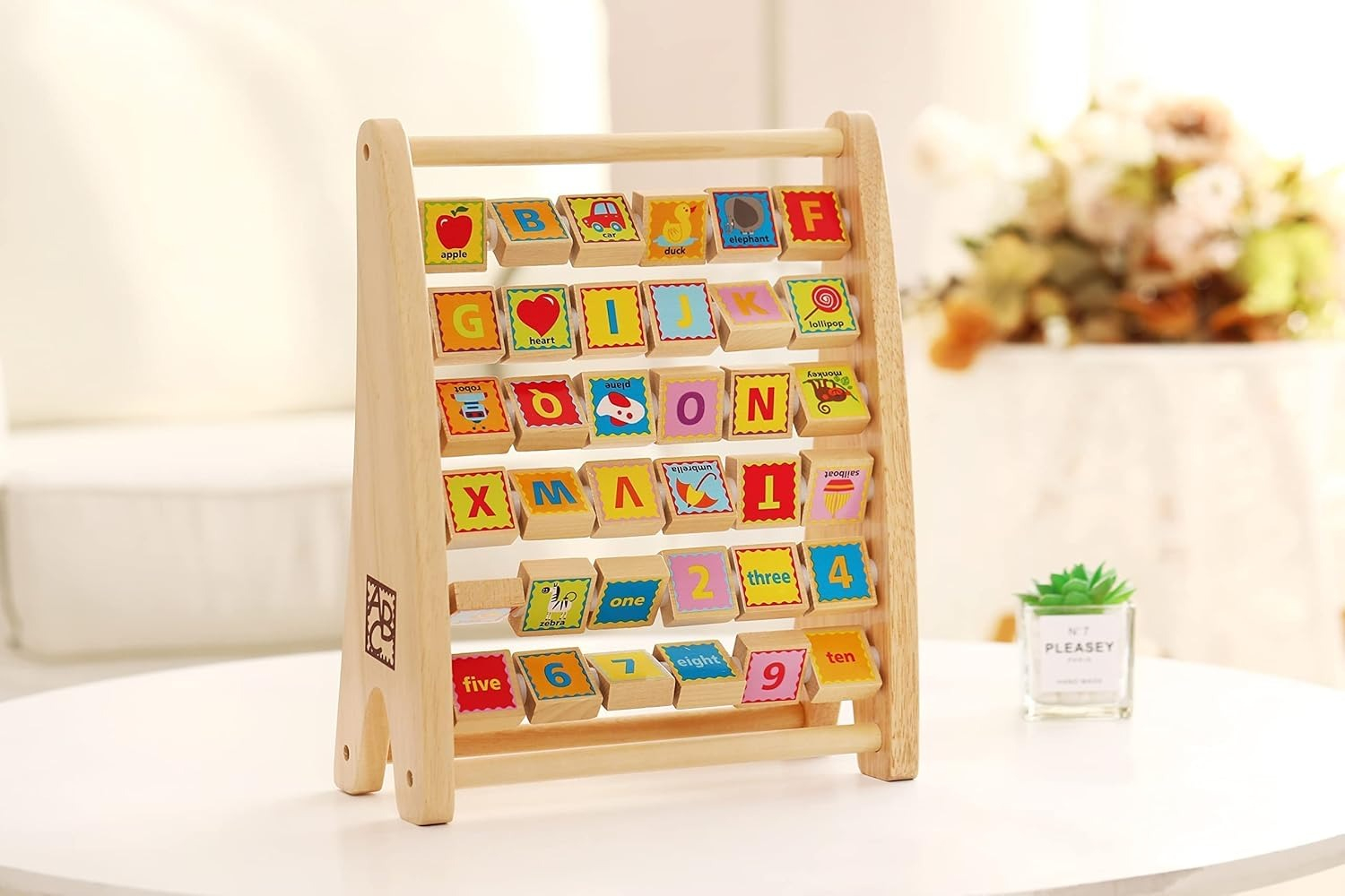 HAPE EDUCATIONAL ALPHABET WOODEN ABACUS