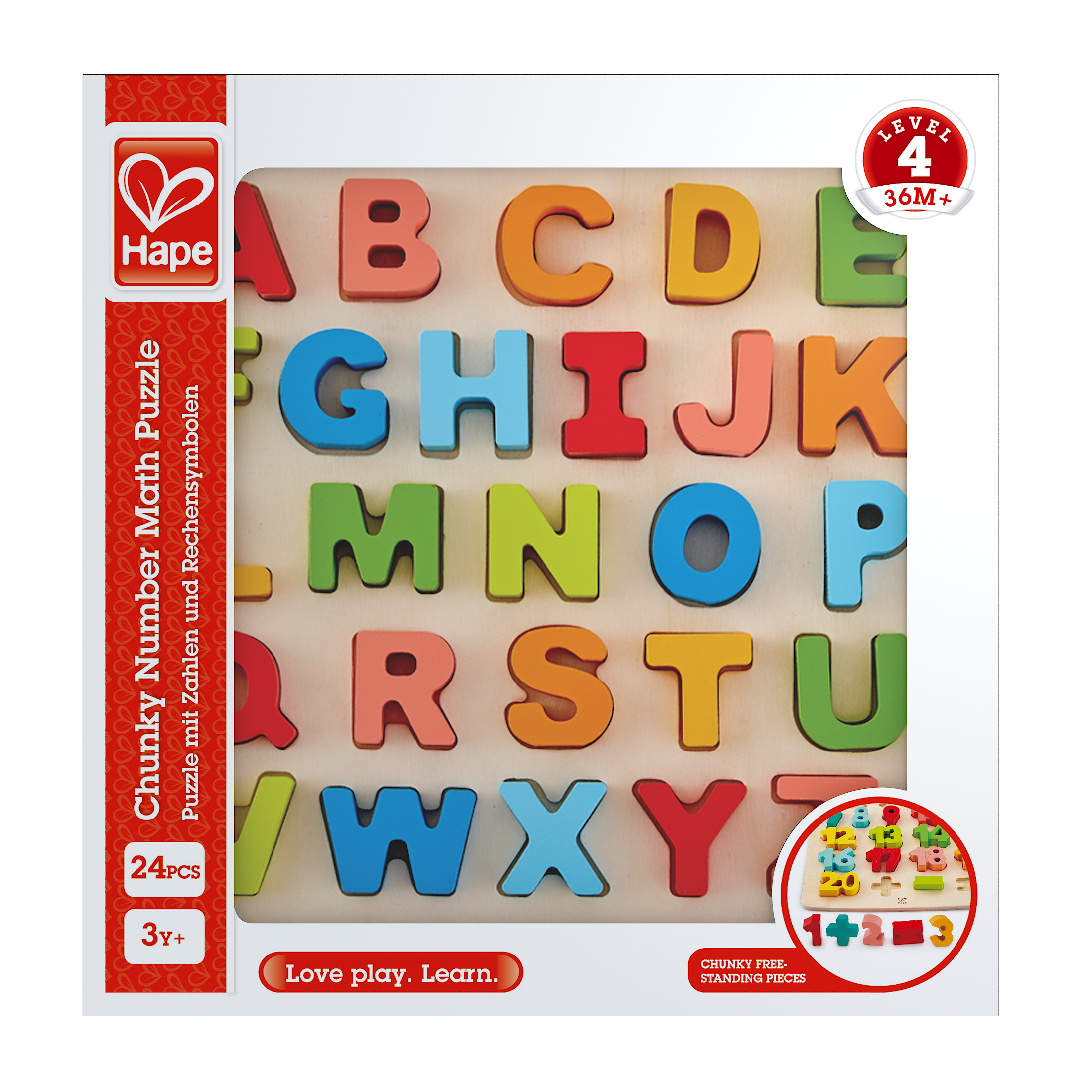 HAPE CHUNKY ALPHABET EDUCATIONAL WOODEN PUZZLE