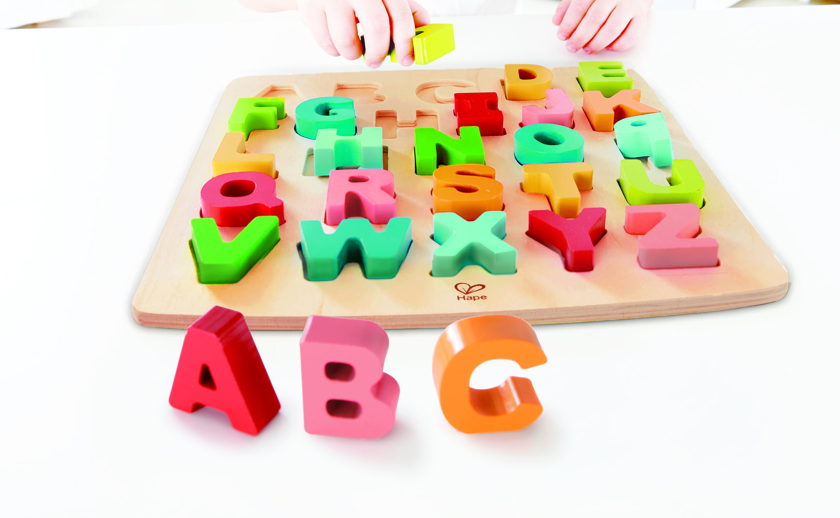 HAPE CHUNKY ALPHABET EDUCATIONAL WOODEN PUZZLE