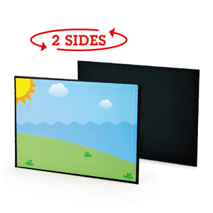HAPE TWO-SIDED MAGNETIC ART BOX WOODEN PLAYSET - 91PCS