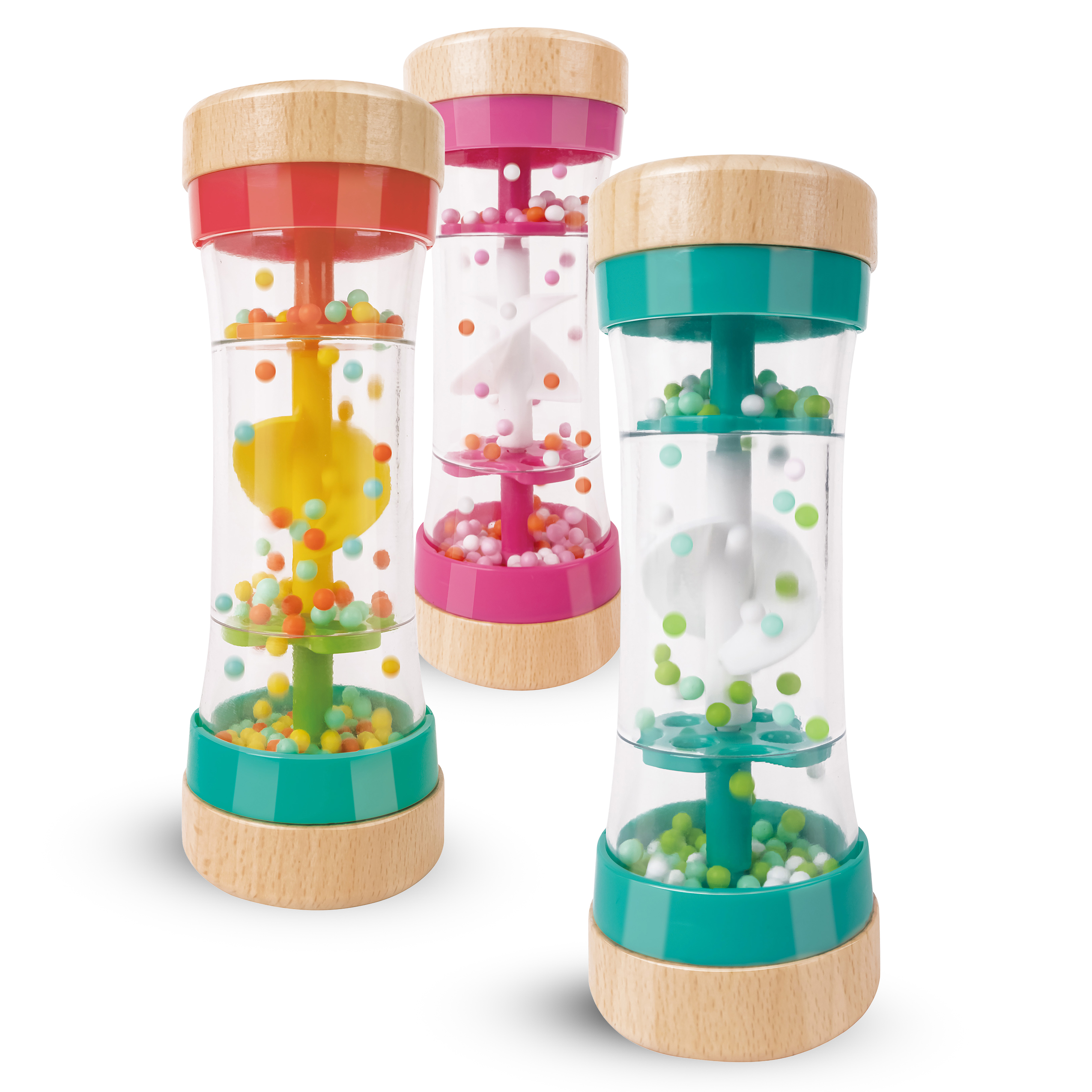 HAPE BEADED RAINDROPS RAINMAKER, 0M+, PINK