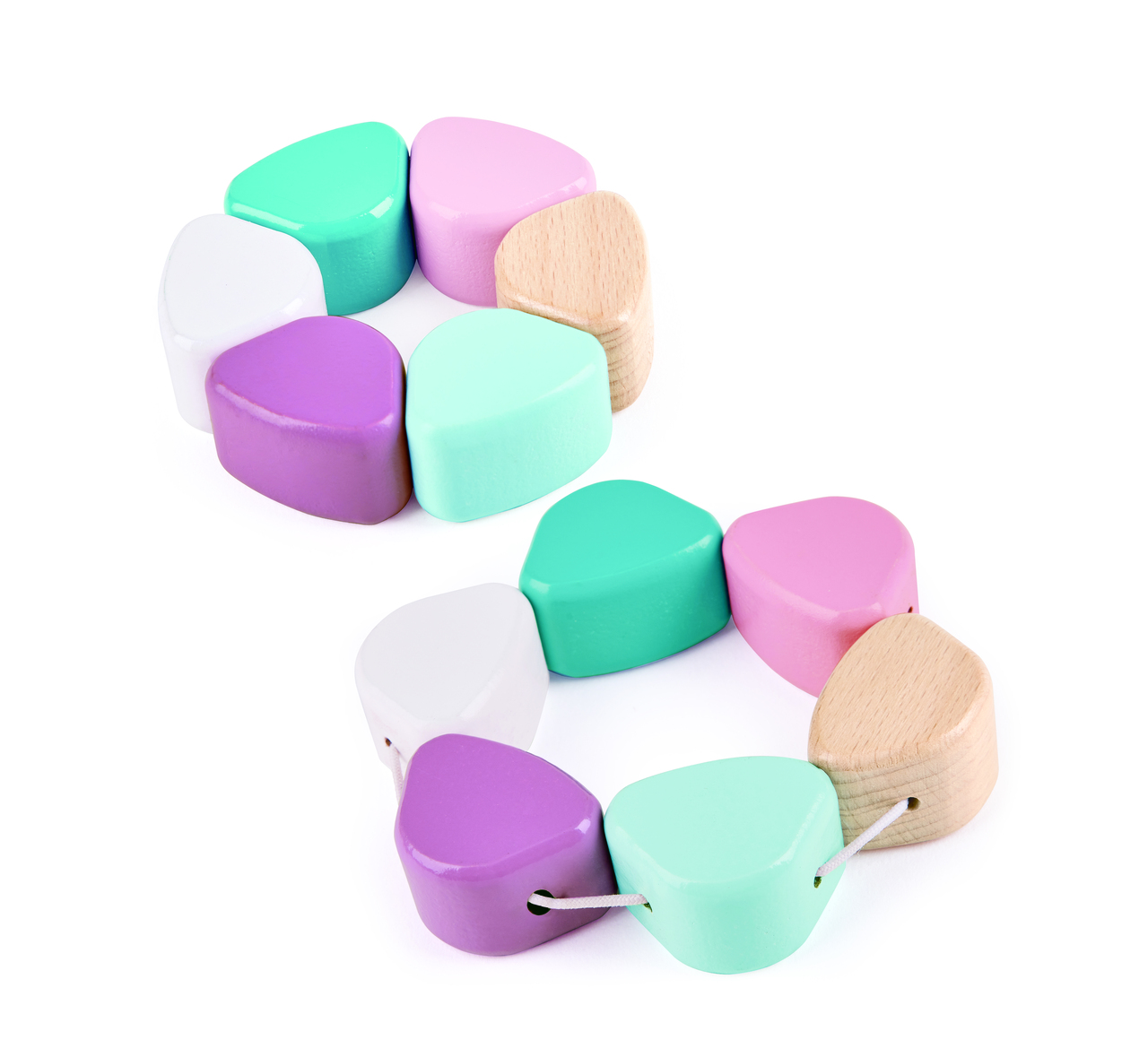 HAPE WOODEN BUNNY STACKING RING