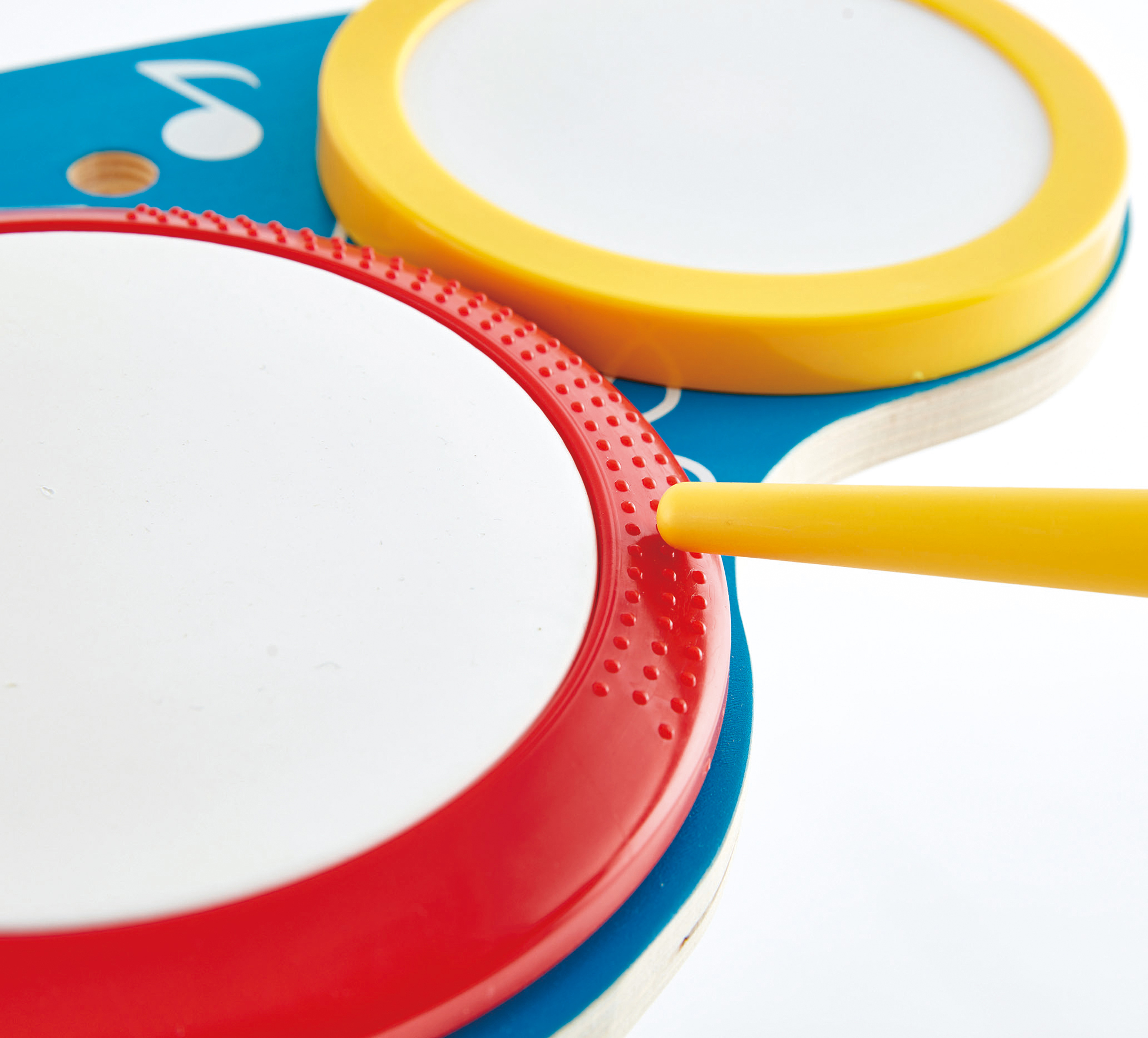 HAPE WOODEN DRUM & CYMBAL MUSICAL SET