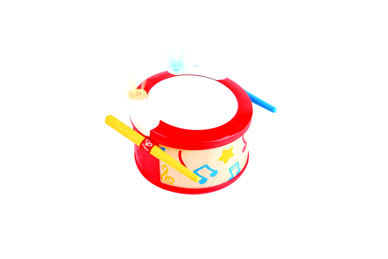 HAPE LEARN WITH LIGHTS MUSICAL INSTRUMENT DRUM SET - 3PCS