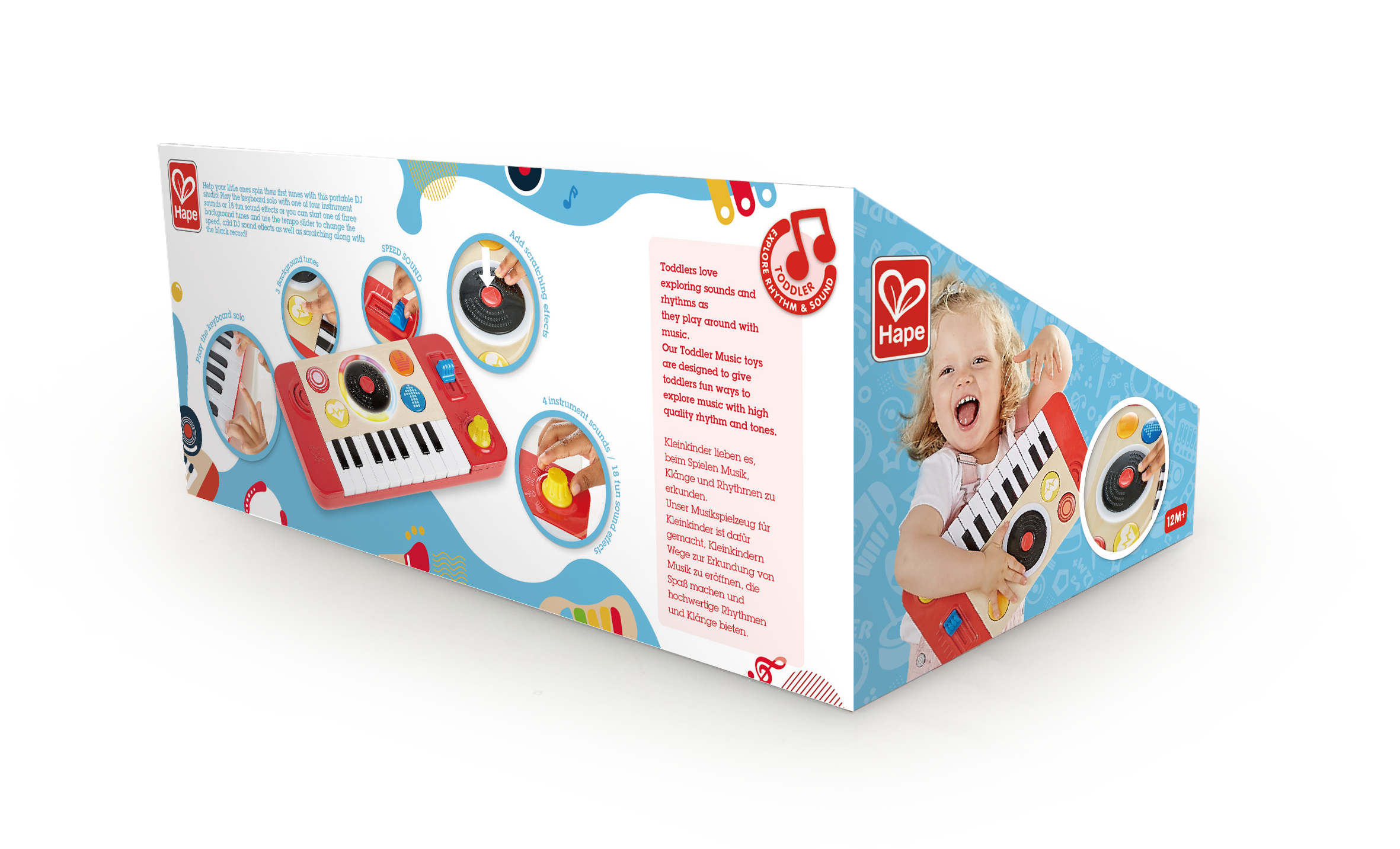 HAPE DJ MIX & SPIN STUDIO WITH LIGHT AND SOUND PLAYSET